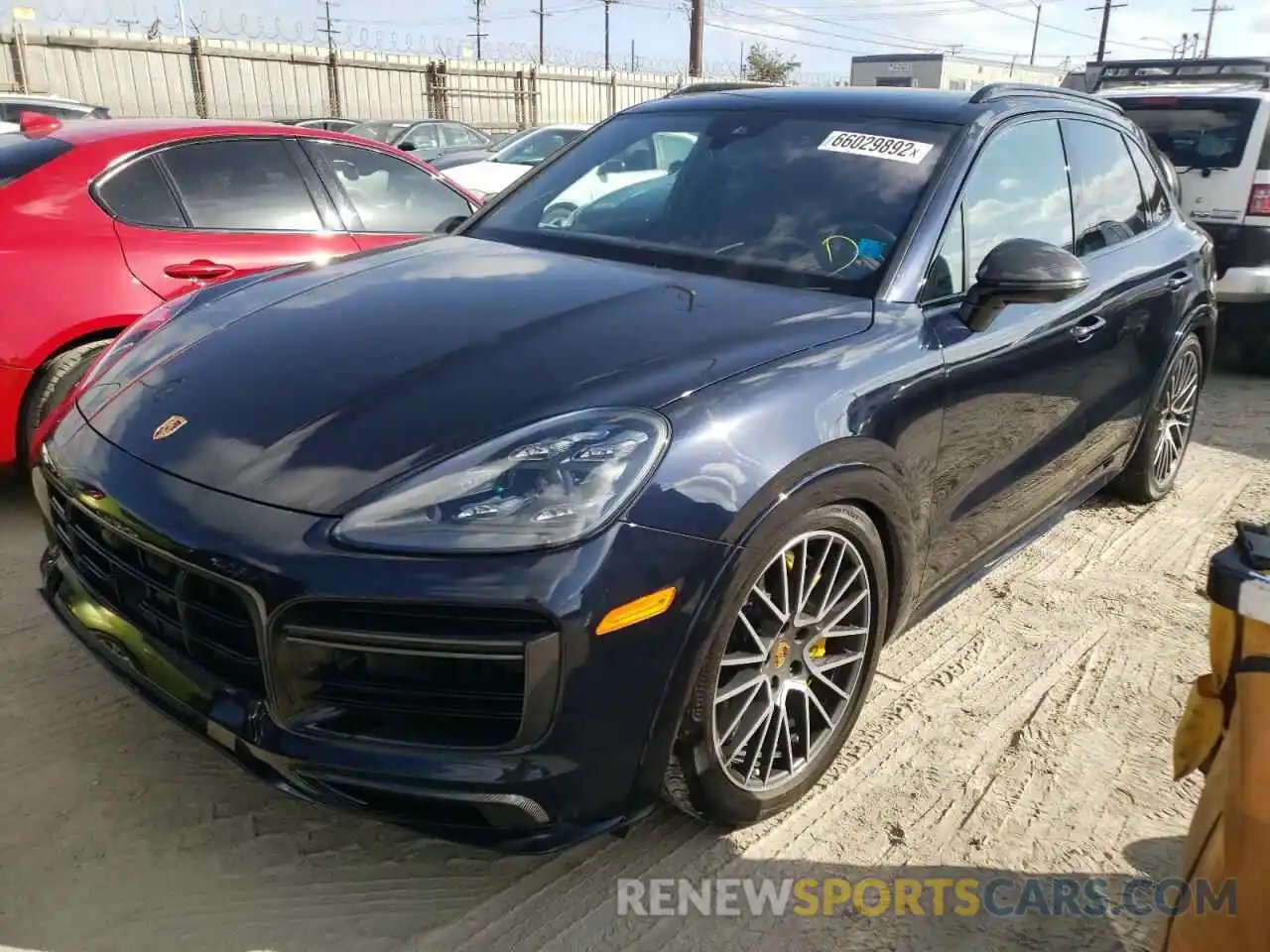 2 Photograph of a damaged car WP1AF2AY0MDA36321 PORSCHE CAYENNE 2021