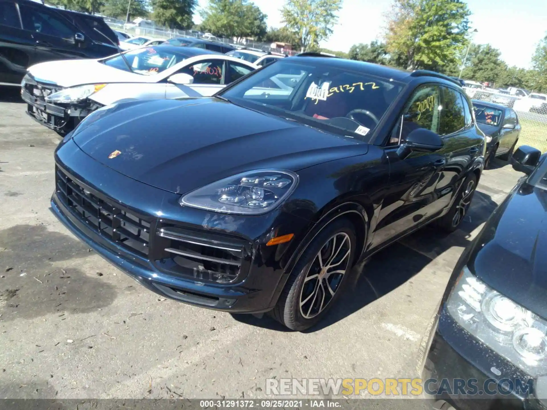 2 Photograph of a damaged car WP1AF2AY3MDA36068 PORSCHE CAYENNE 2021