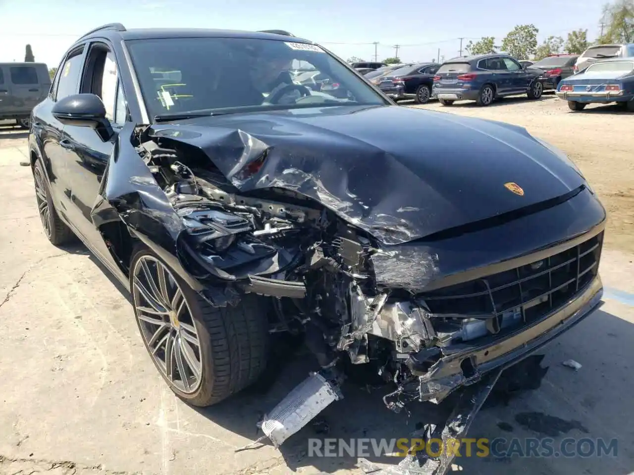 1 Photograph of a damaged car WP1AF2AY3MDA36698 PORSCHE CAYENNE 2021