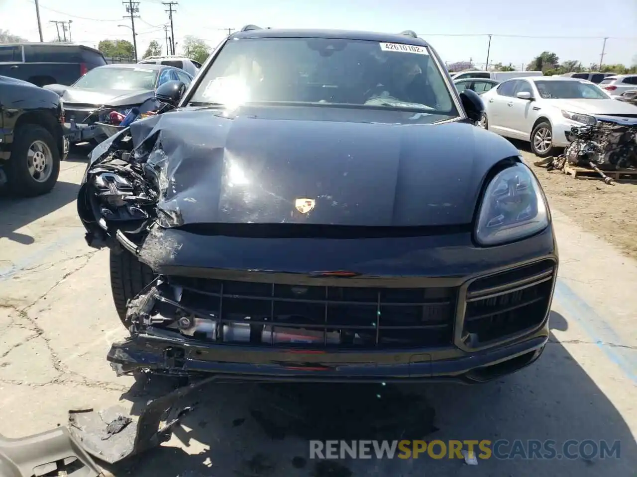 9 Photograph of a damaged car WP1AF2AY3MDA36698 PORSCHE CAYENNE 2021