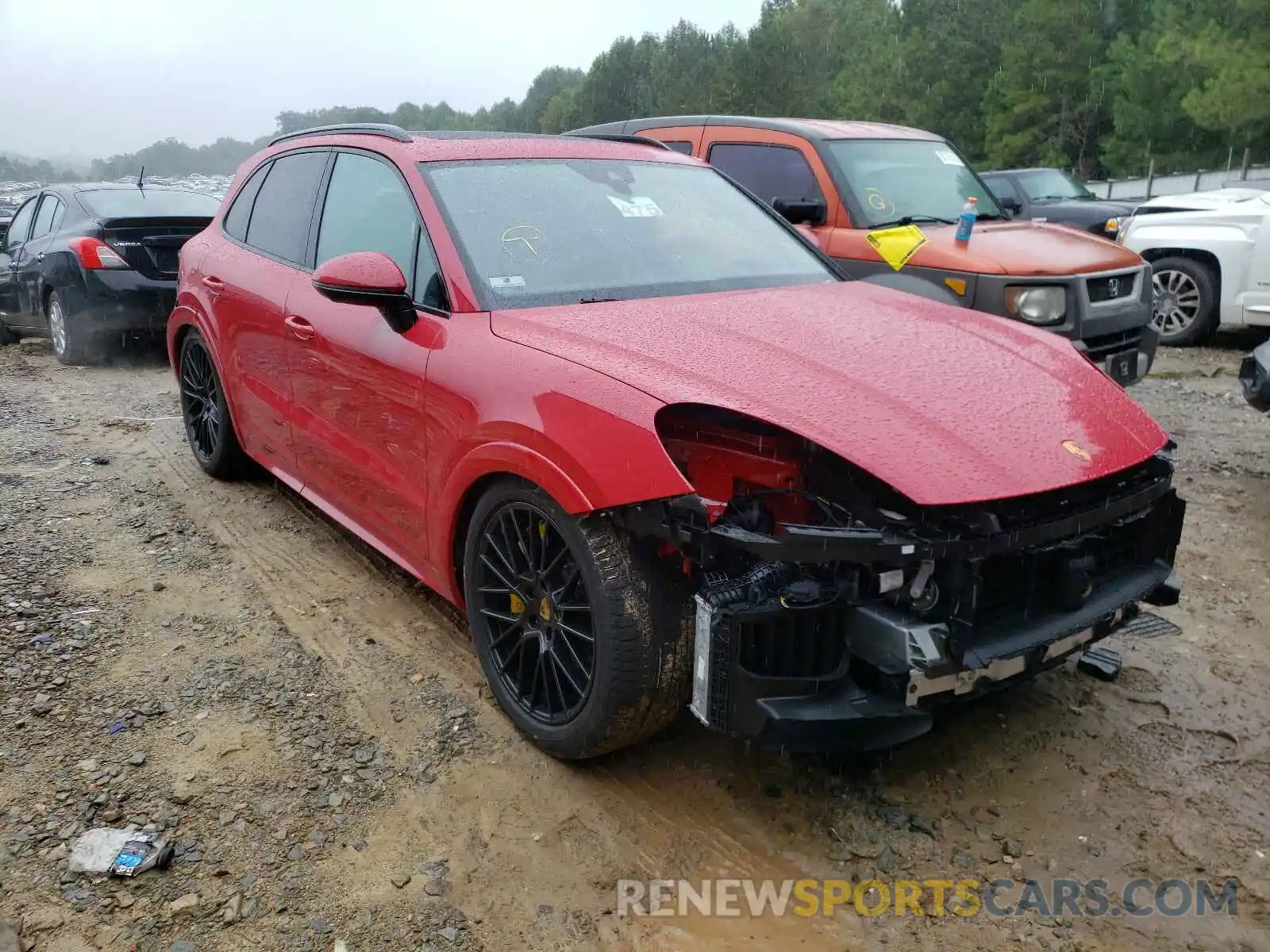 1 Photograph of a damaged car WP1AG2AY1MDA33456 PORSCHE CAYENNE 2021