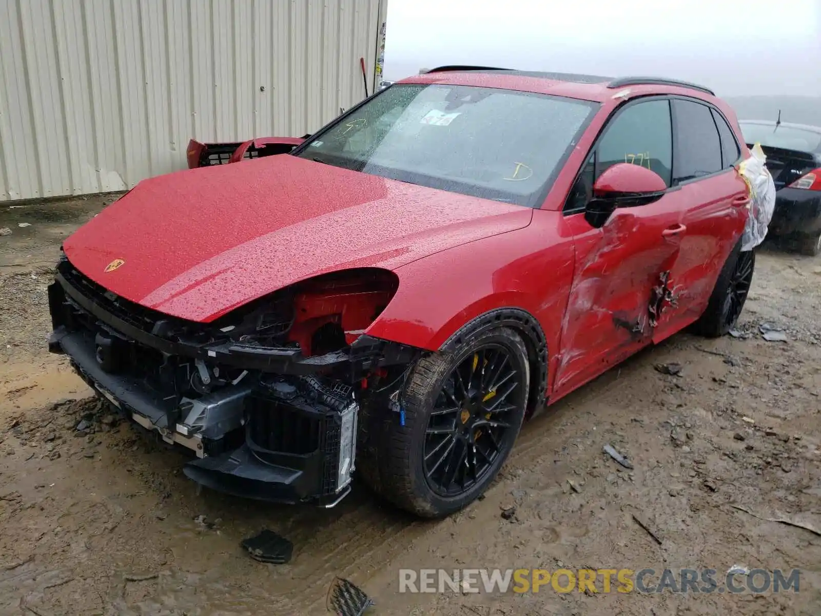 2 Photograph of a damaged car WP1AG2AY1MDA33456 PORSCHE CAYENNE 2021