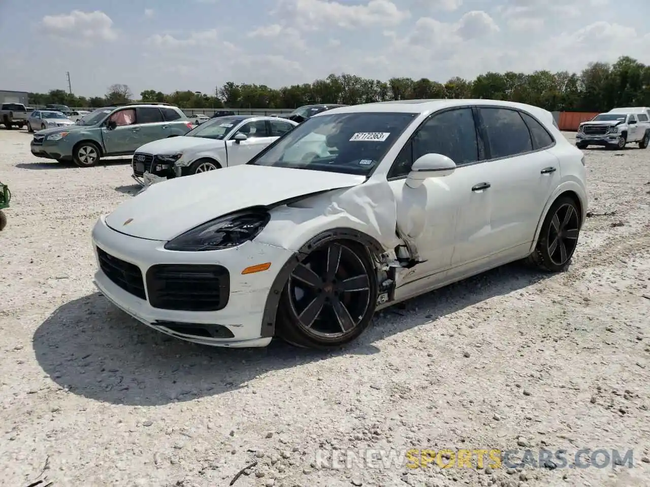 1 Photograph of a damaged car WP1AG2AY1MDA33571 PORSCHE CAYENNE 2021