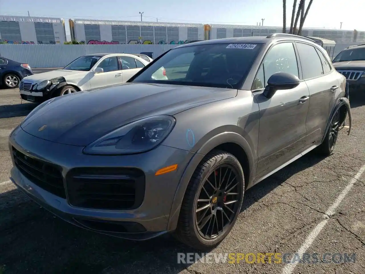 2 Фотография поврежденного автомобиля WP1AG2AY2MDA33885 PORSCHE CAYENNE 2021