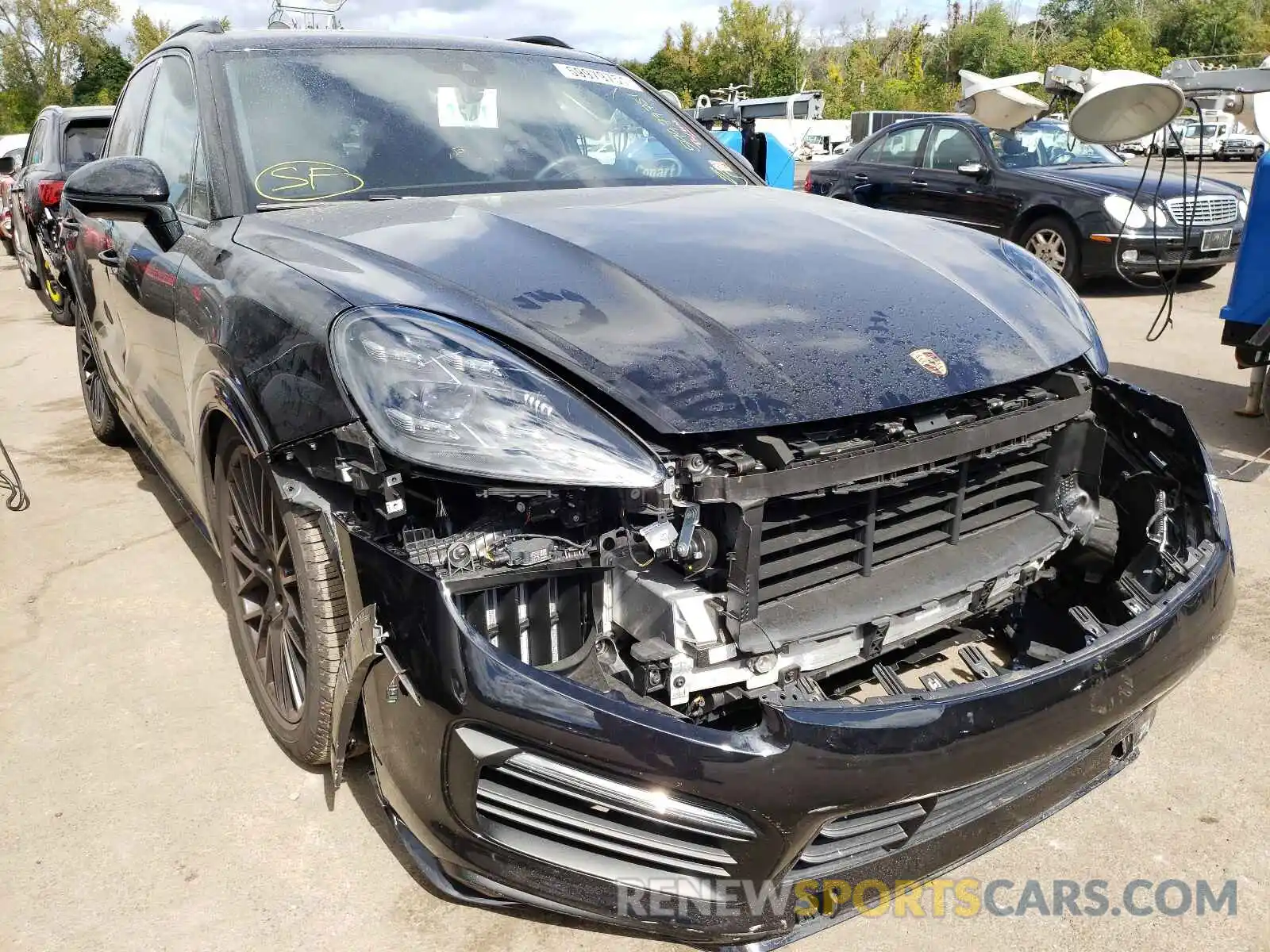 1 Фотография поврежденного автомобиля WP1AG2AY3MDA34219 PORSCHE CAYENNE 2021