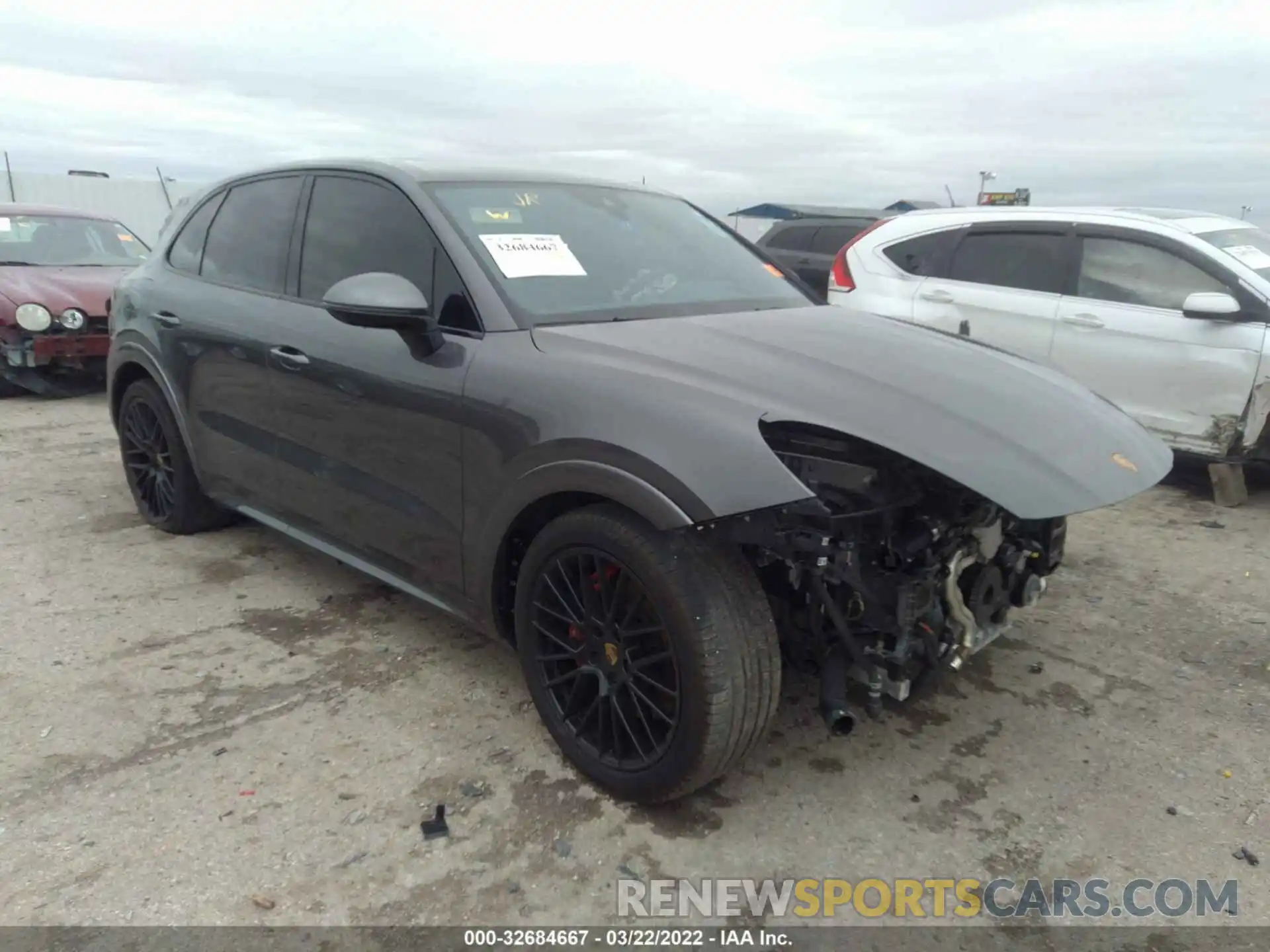 1 Фотография поврежденного автомобиля WP1AG2AY5MDA33248 PORSCHE CAYENNE 2021