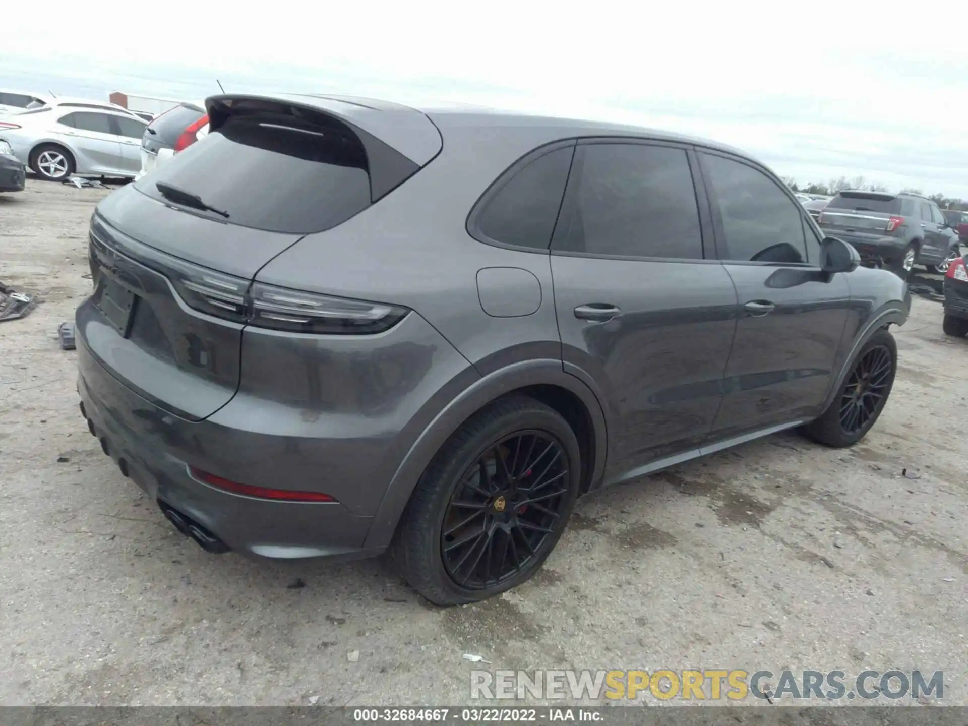 4 Фотография поврежденного автомобиля WP1AG2AY5MDA33248 PORSCHE CAYENNE 2021