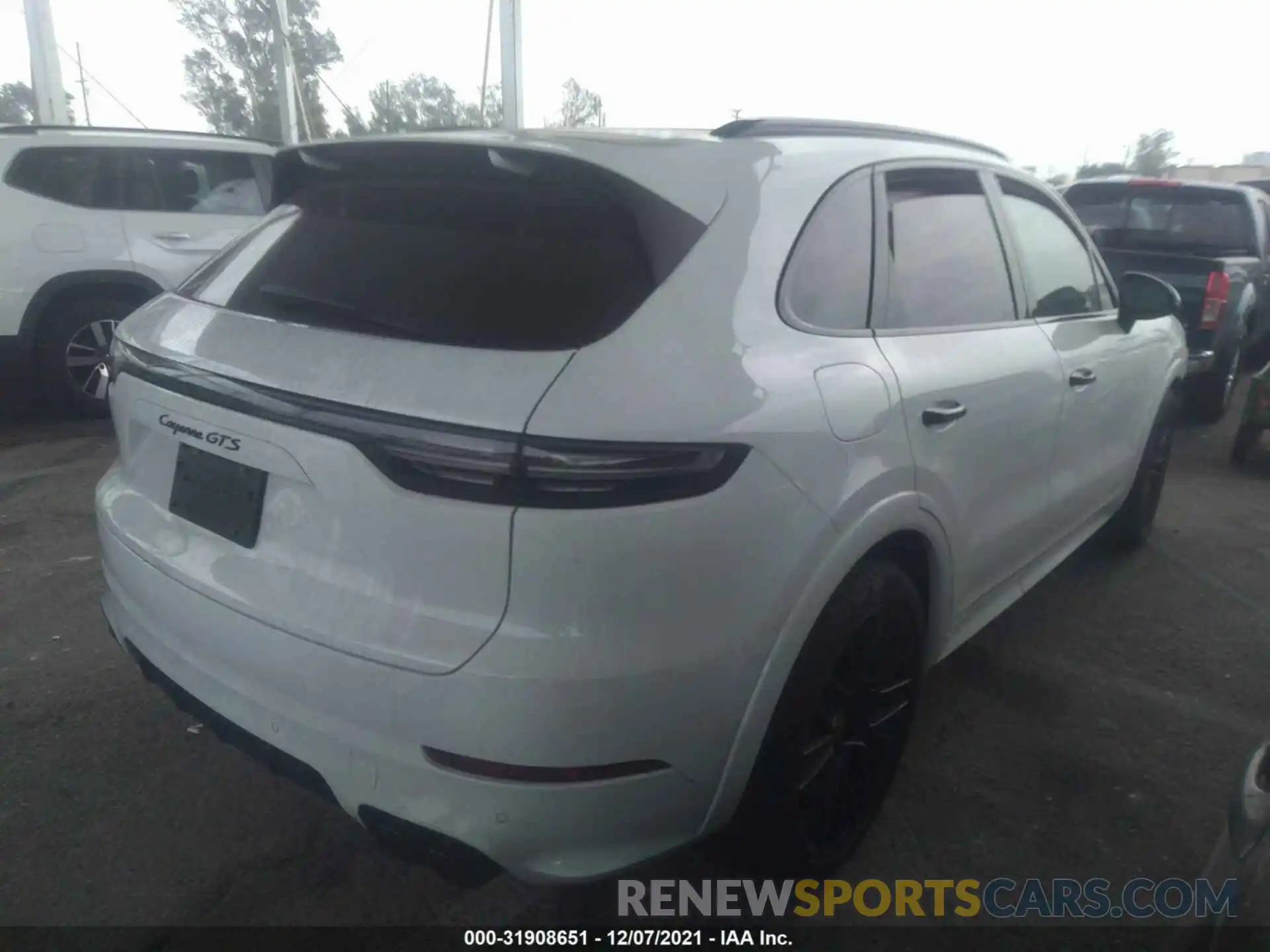 4 Фотография поврежденного автомобиля WP1AG2AY6MDA33601 PORSCHE CAYENNE 2021