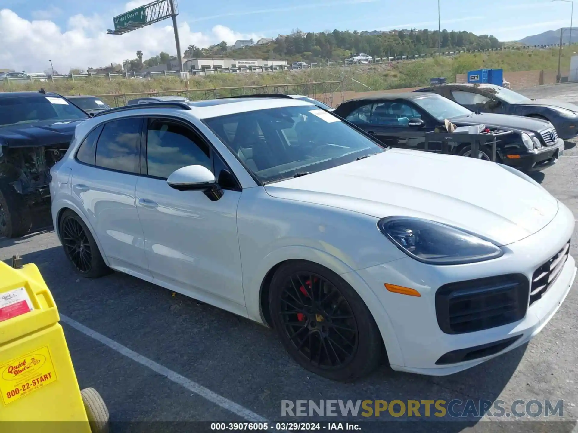 1 Photograph of a damaged car WP1AG2AY8MDA33924 PORSCHE CAYENNE 2021