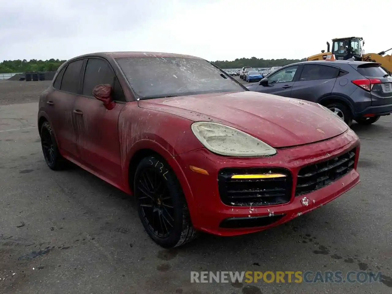 1 Фотография поврежденного автомобиля WP1AG2AY8MDA33986 PORSCHE CAYENNE 2021