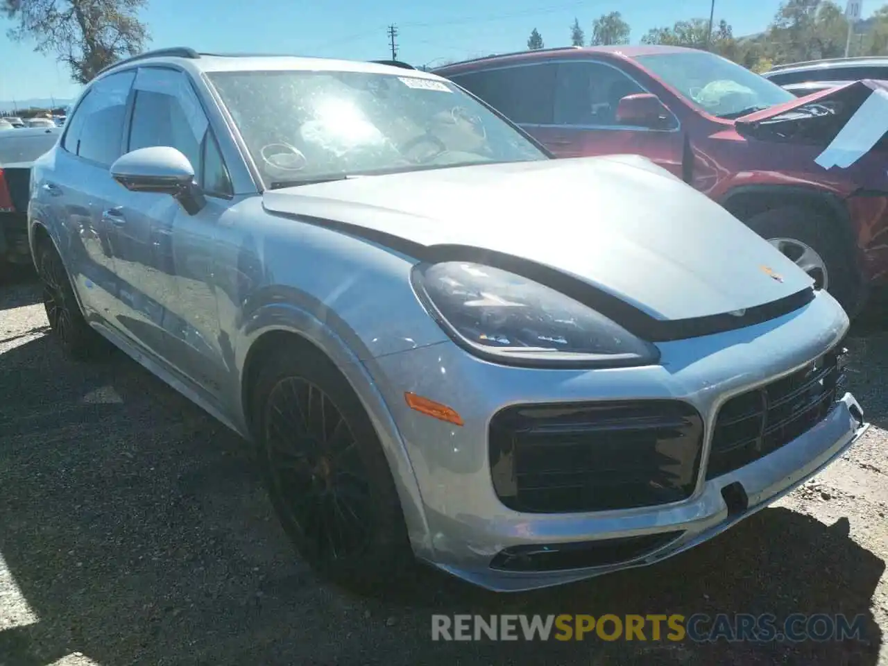 1 Photograph of a damaged car WP1AG2AY9MDA33124 PORSCHE CAYENNE 2021