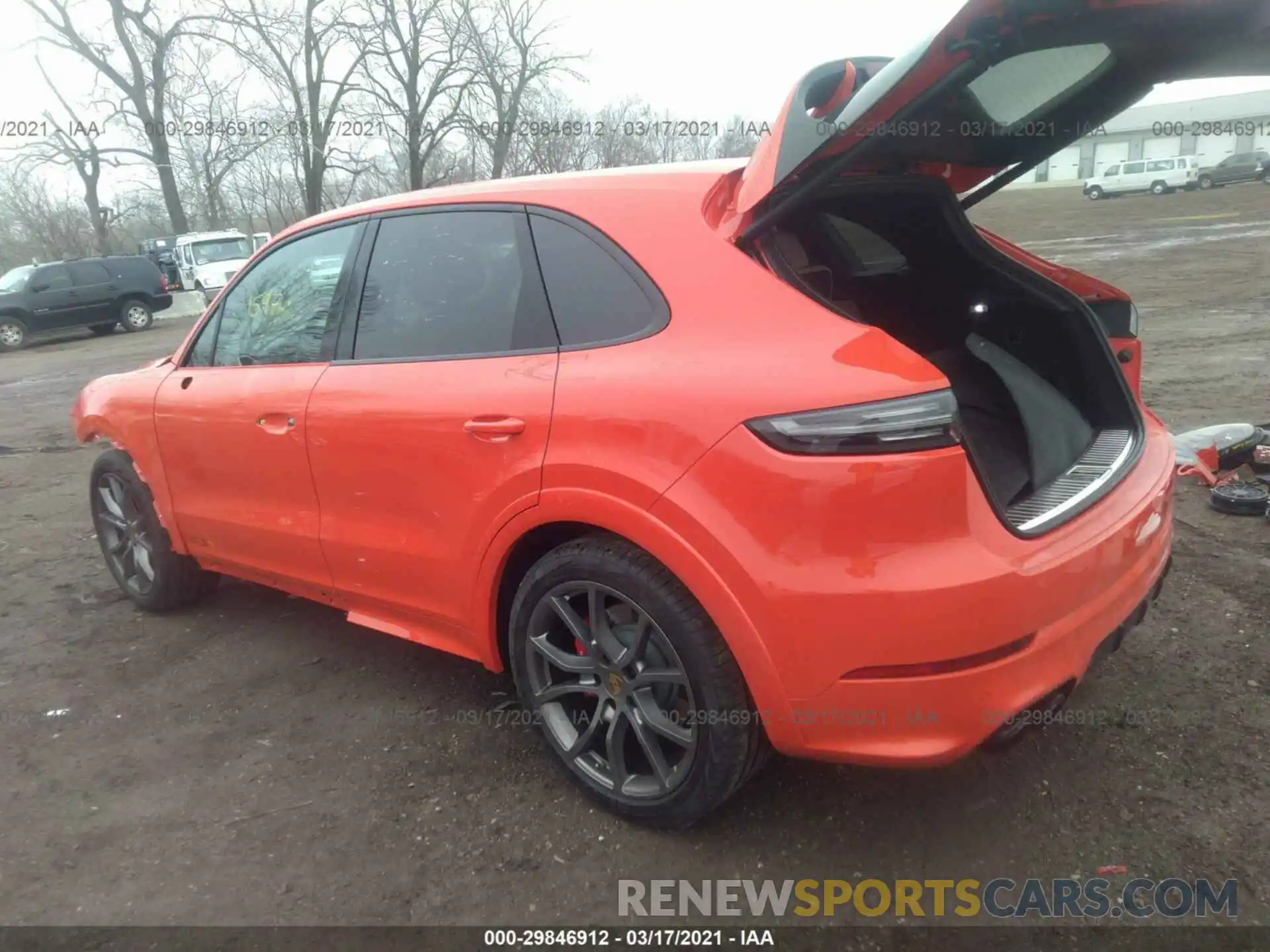 3 Photograph of a damaged car WP1AG2AY9MDA33317 PORSCHE CAYENNE 2021