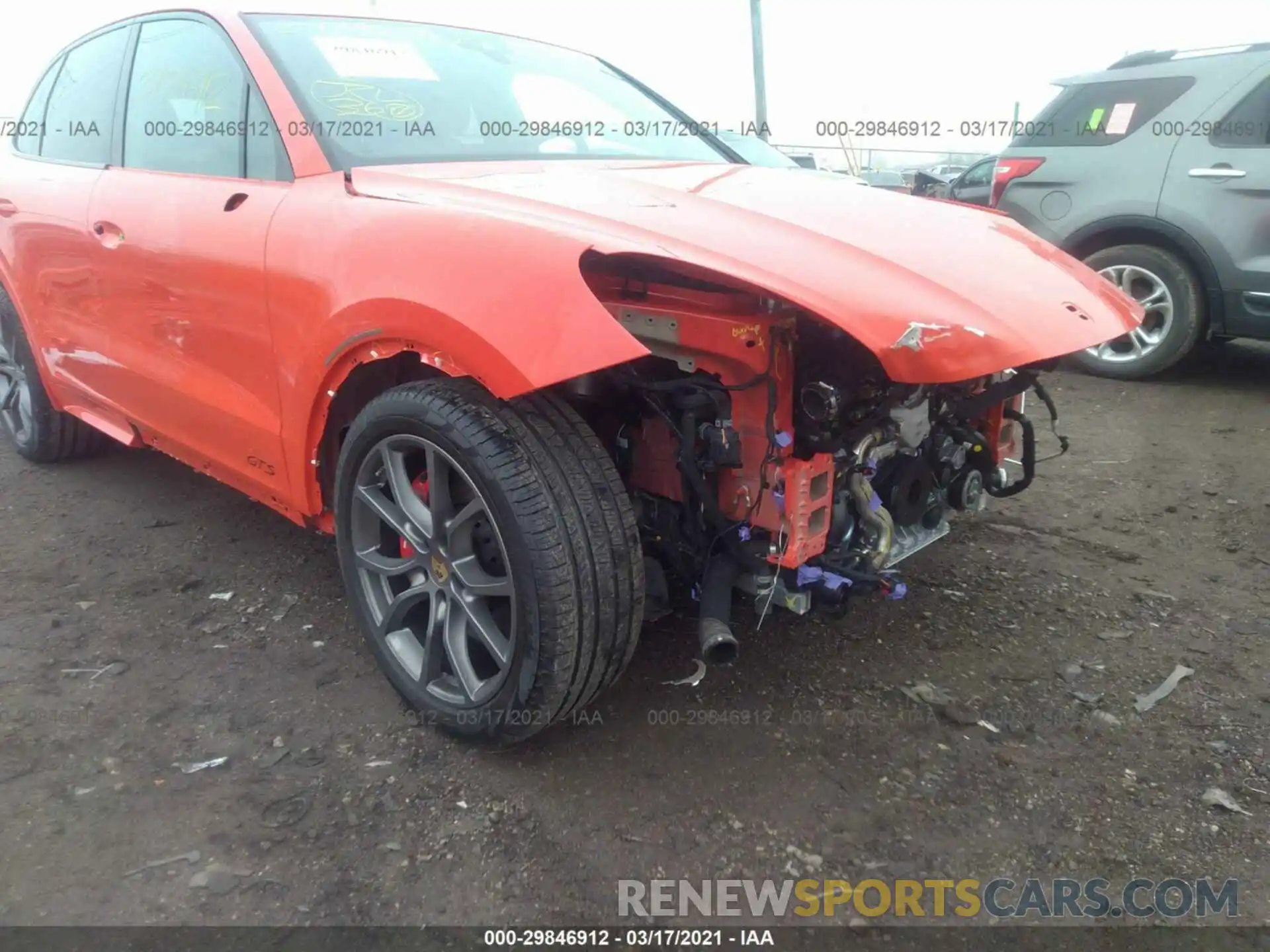 6 Photograph of a damaged car WP1AG2AY9MDA33317 PORSCHE CAYENNE 2021