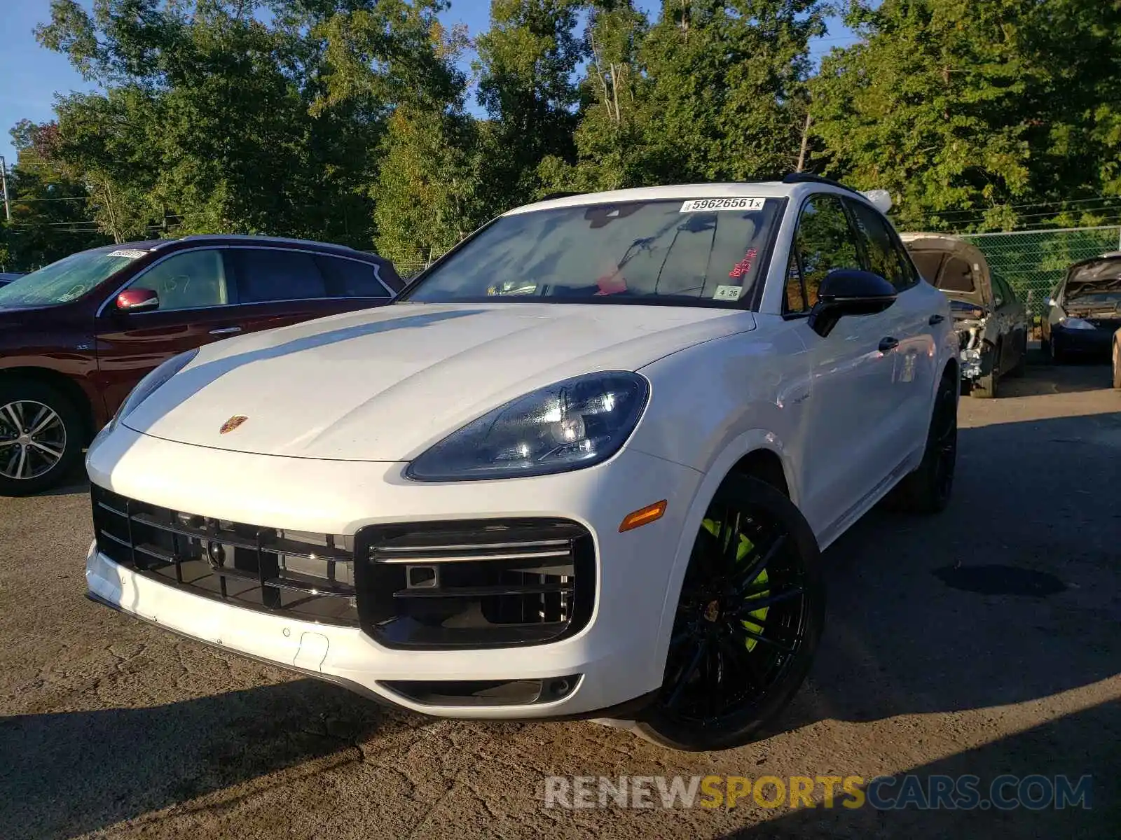 2 Photograph of a damaged car WP1AH2AY7MDA38108 PORSCHE CAYENNE 2021