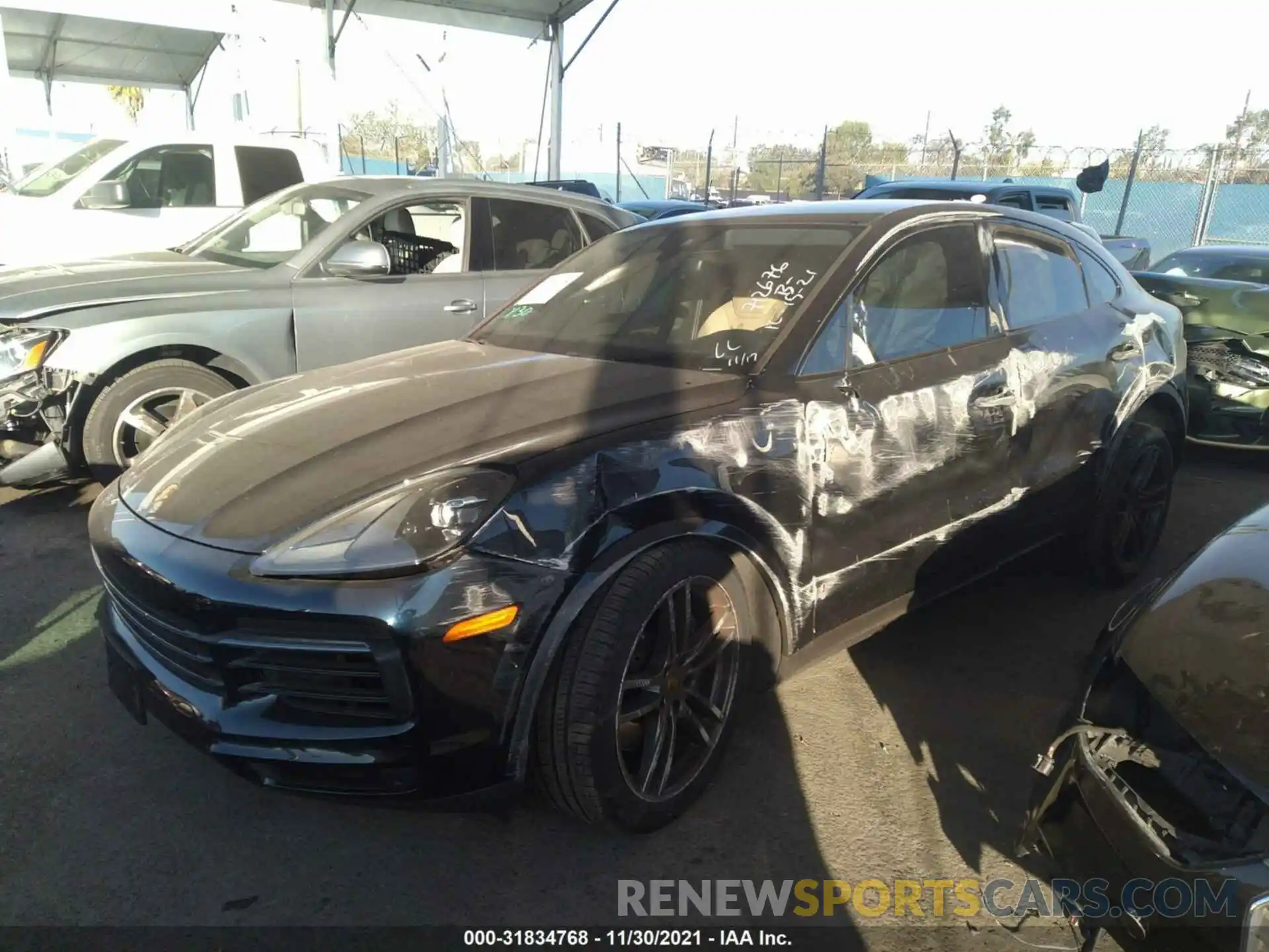 2 Photograph of a damaged car WP1BA2AY0MDA42316 PORSCHE CAYENNE 2021