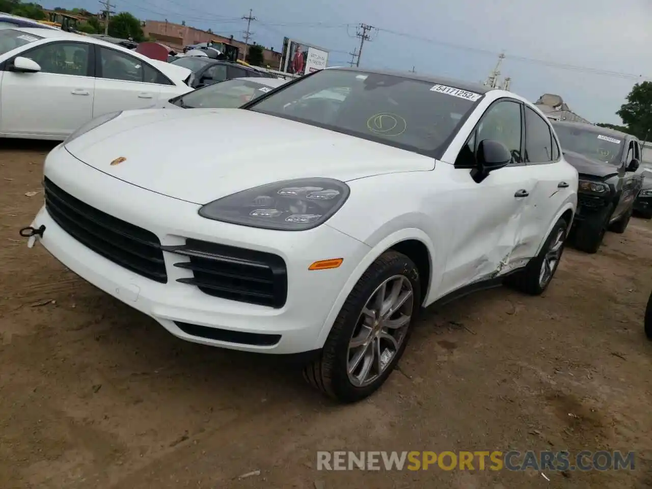 2 Photograph of a damaged car WP1BA2AY0MDA43062 PORSCHE CAYENNE 2021