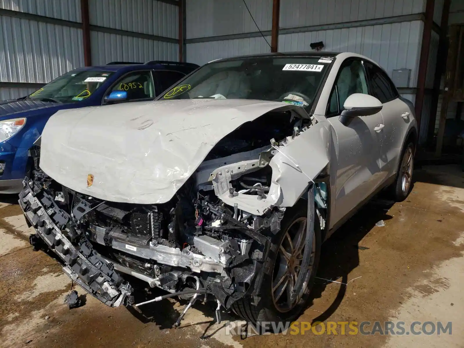 2 Photograph of a damaged car WP1BA2AY2MDA41572 PORSCHE CAYENNE 2021