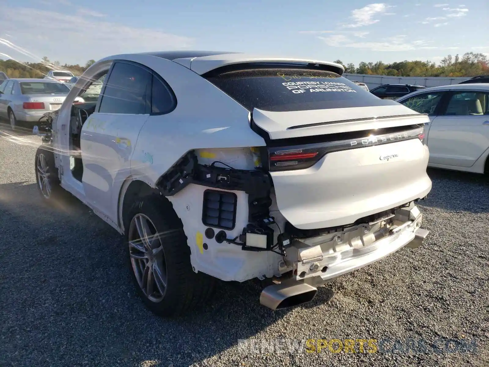 3 Photograph of a damaged car WP1BA2AY3MDA41452 PORSCHE CAYENNE 2021