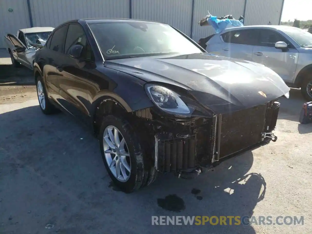 1 Photograph of a damaged car WP1BA2AY4MDA41122 PORSCHE CAYENNE 2021