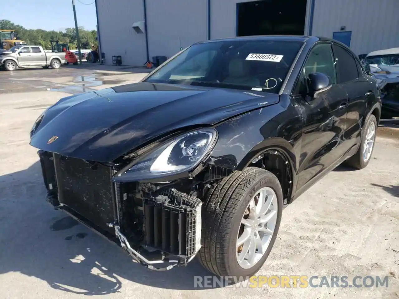 2 Photograph of a damaged car WP1BA2AY4MDA41122 PORSCHE CAYENNE 2021