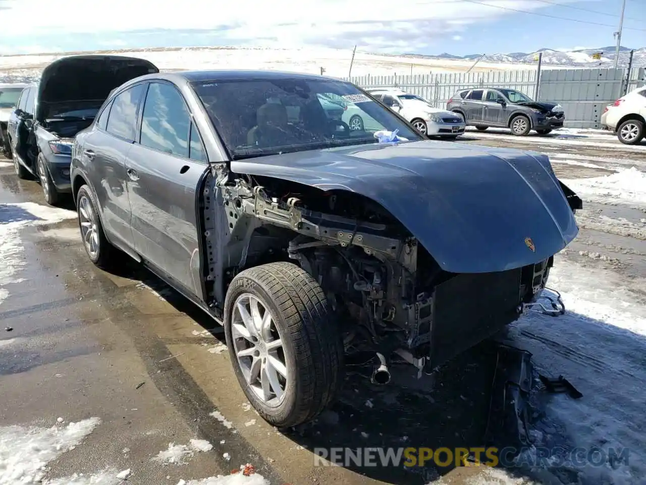 1 Photograph of a damaged car WP1BA2AY4MDA43937 PORSCHE CAYENNE 2021