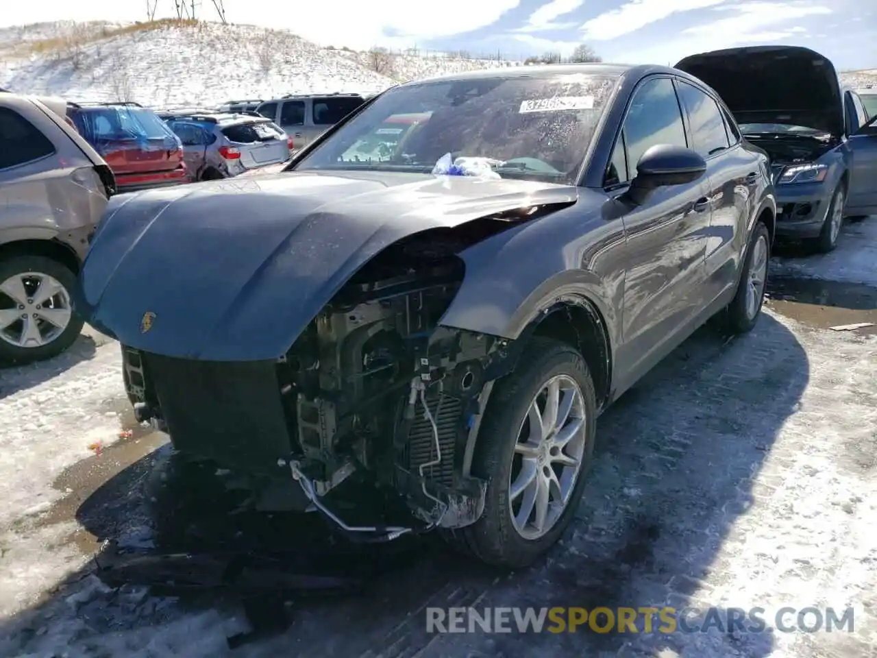 2 Photograph of a damaged car WP1BA2AY4MDA43937 PORSCHE CAYENNE 2021