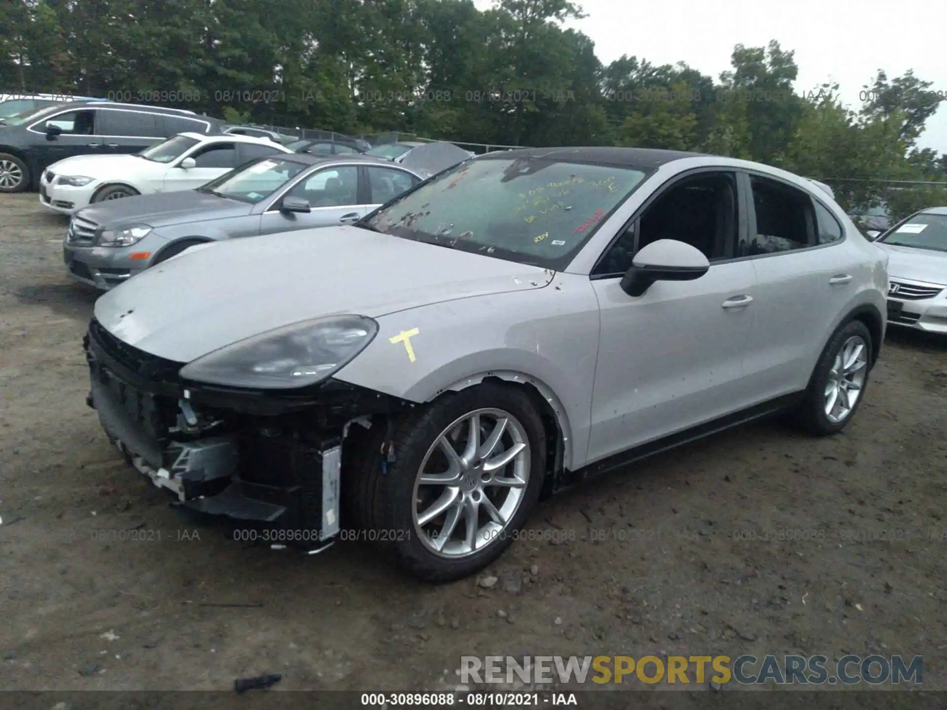 2 Photograph of a damaged car WP1BB2AY5MDA46391 PORSCHE CAYENNE 2021