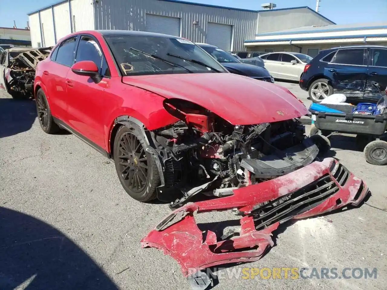 1 Photograph of a damaged car WP1BB2AY6MDA46237 PORSCHE CAYENNE 2021