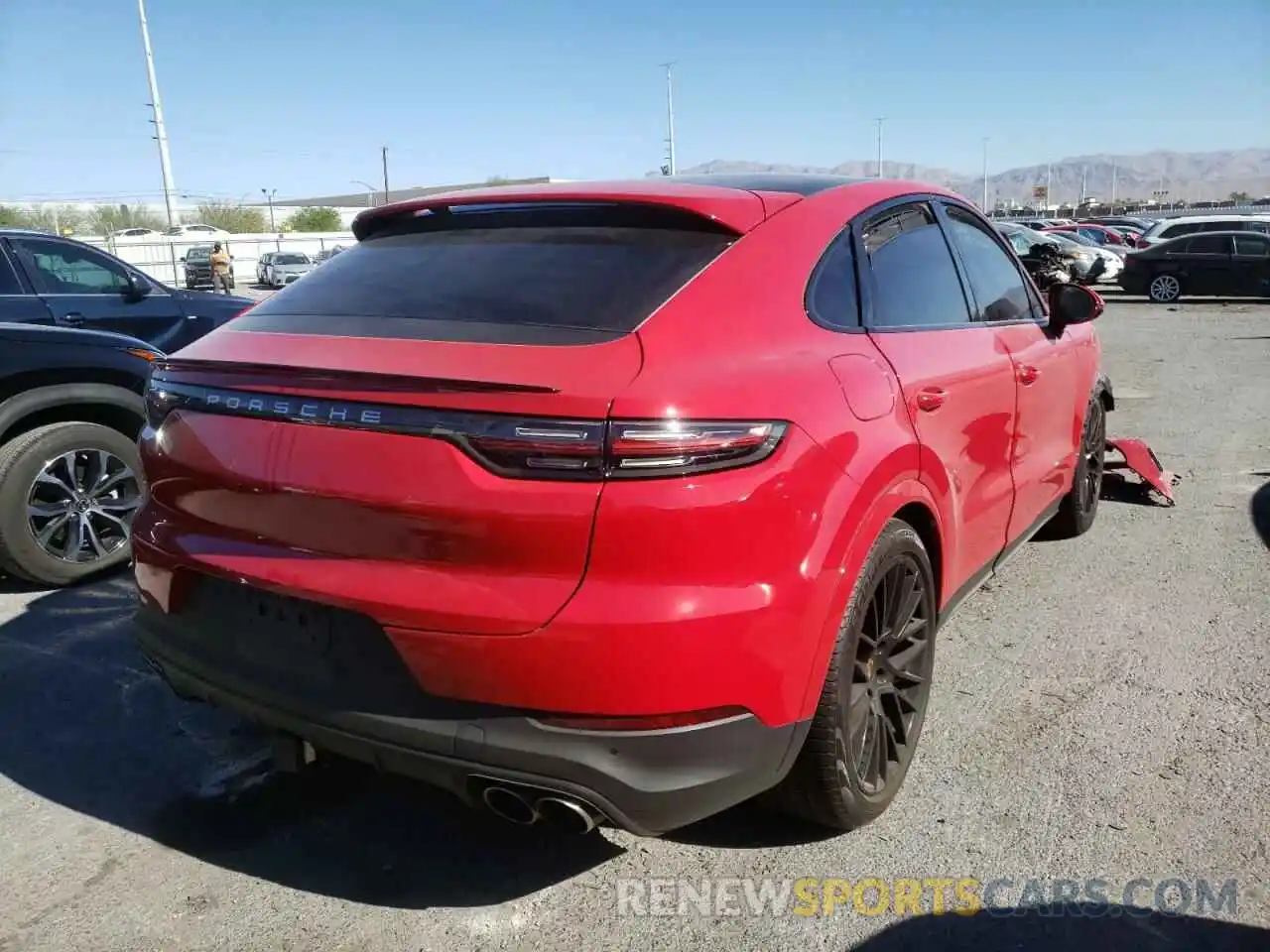 4 Photograph of a damaged car WP1BB2AY6MDA46237 PORSCHE CAYENNE 2021