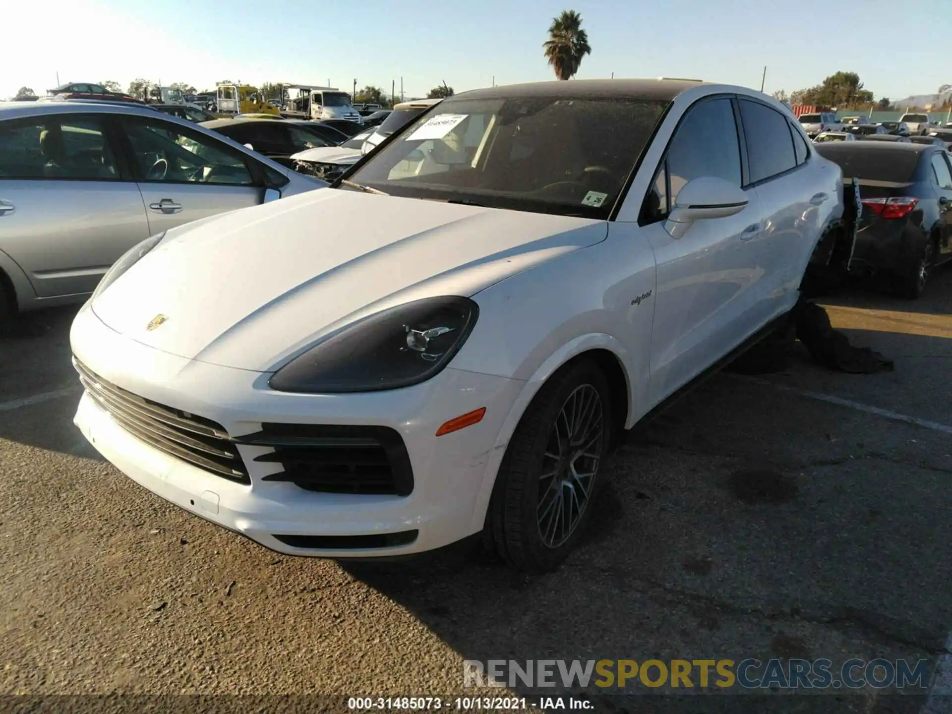 2 Photograph of a damaged car WP1BE2AY5MDA44101 PORSCHE CAYENNE 2021