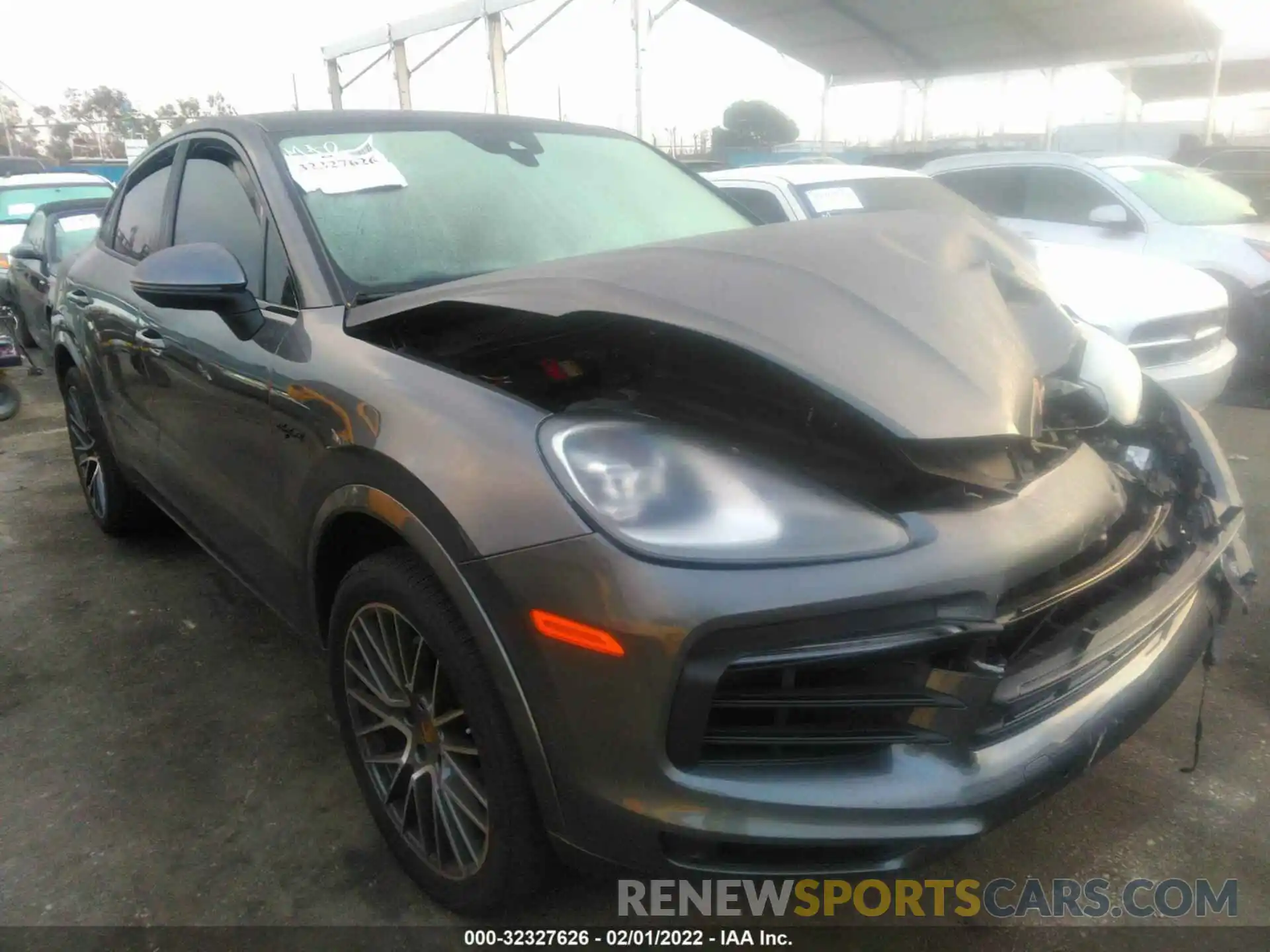 1 Photograph of a damaged car WP1BE2AY7MDA44083 PORSCHE CAYENNE 2021