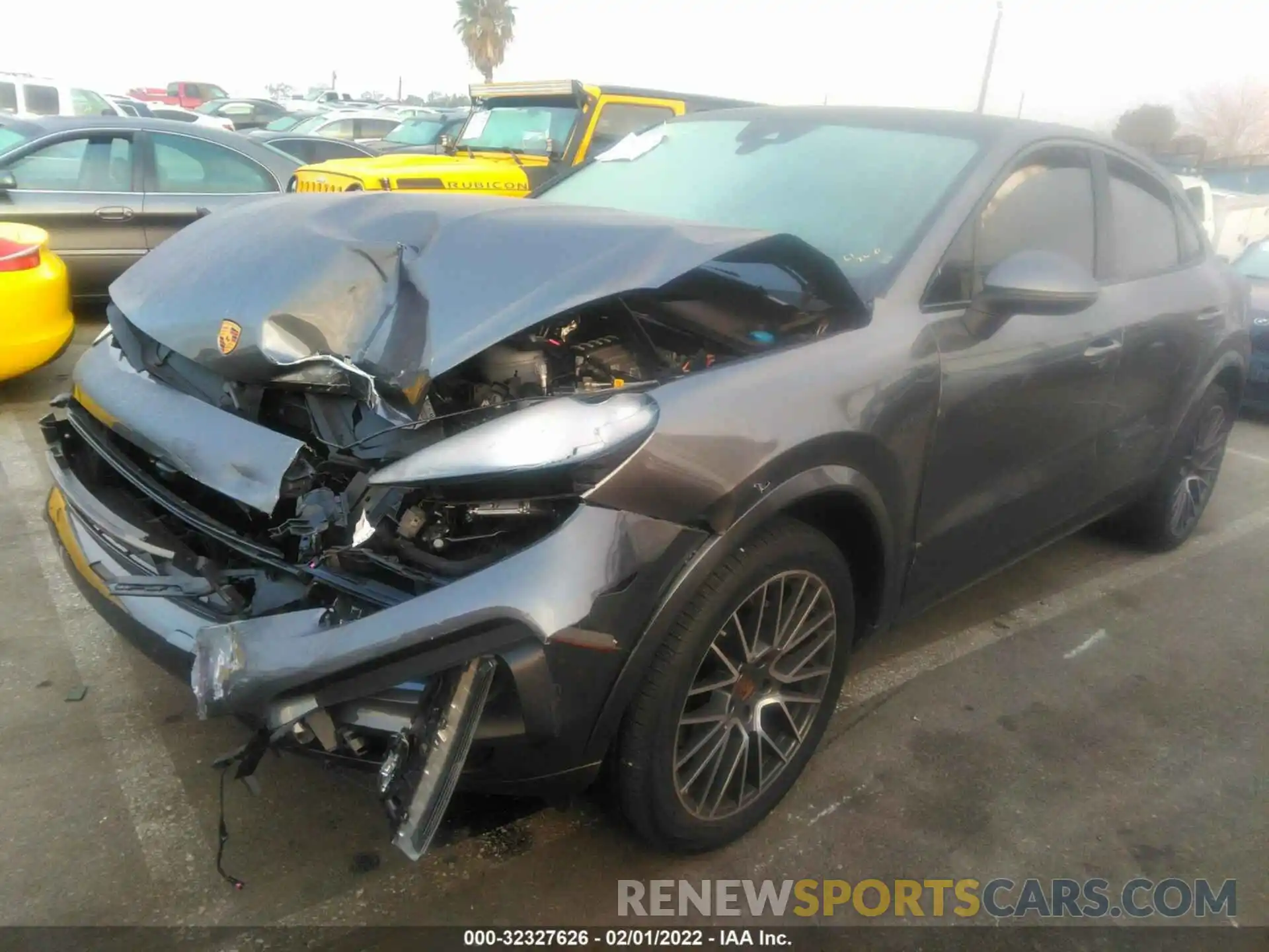 2 Photograph of a damaged car WP1BE2AY7MDA44083 PORSCHE CAYENNE 2021