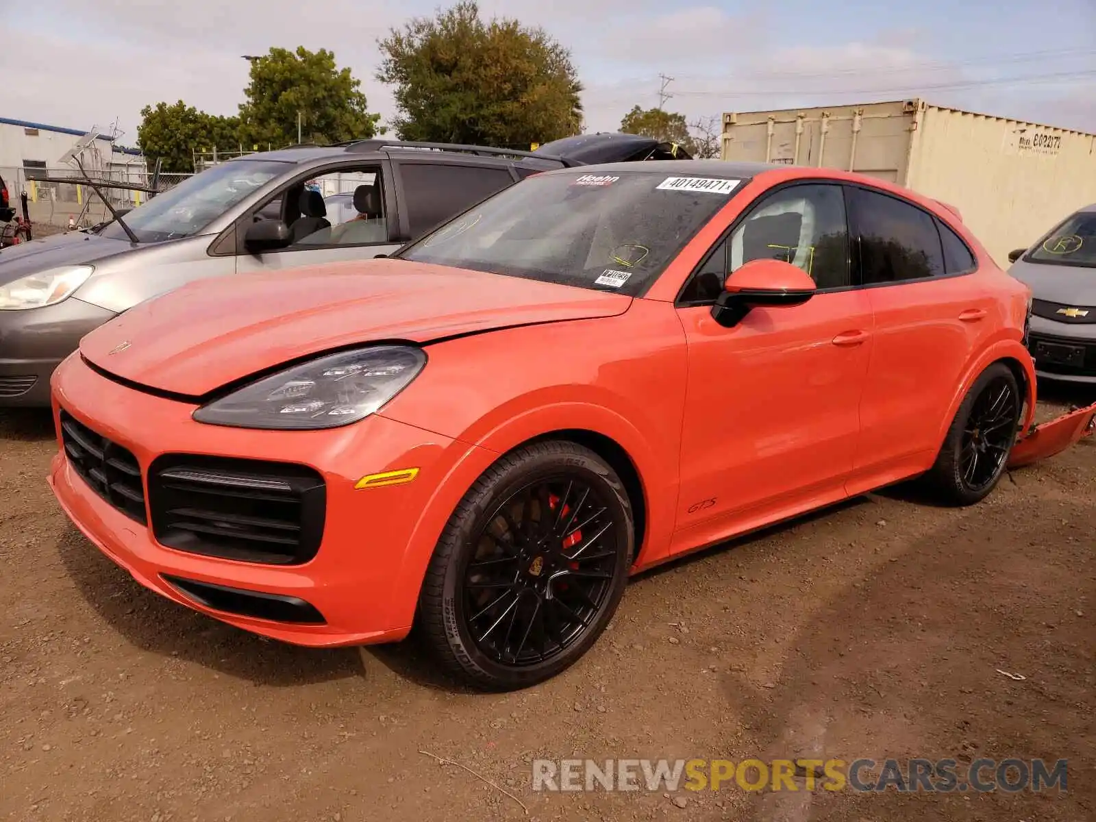 2 Фотография поврежденного автомобиля WP1BG2AY9MDA49456 PORSCHE CAYENNE 2021