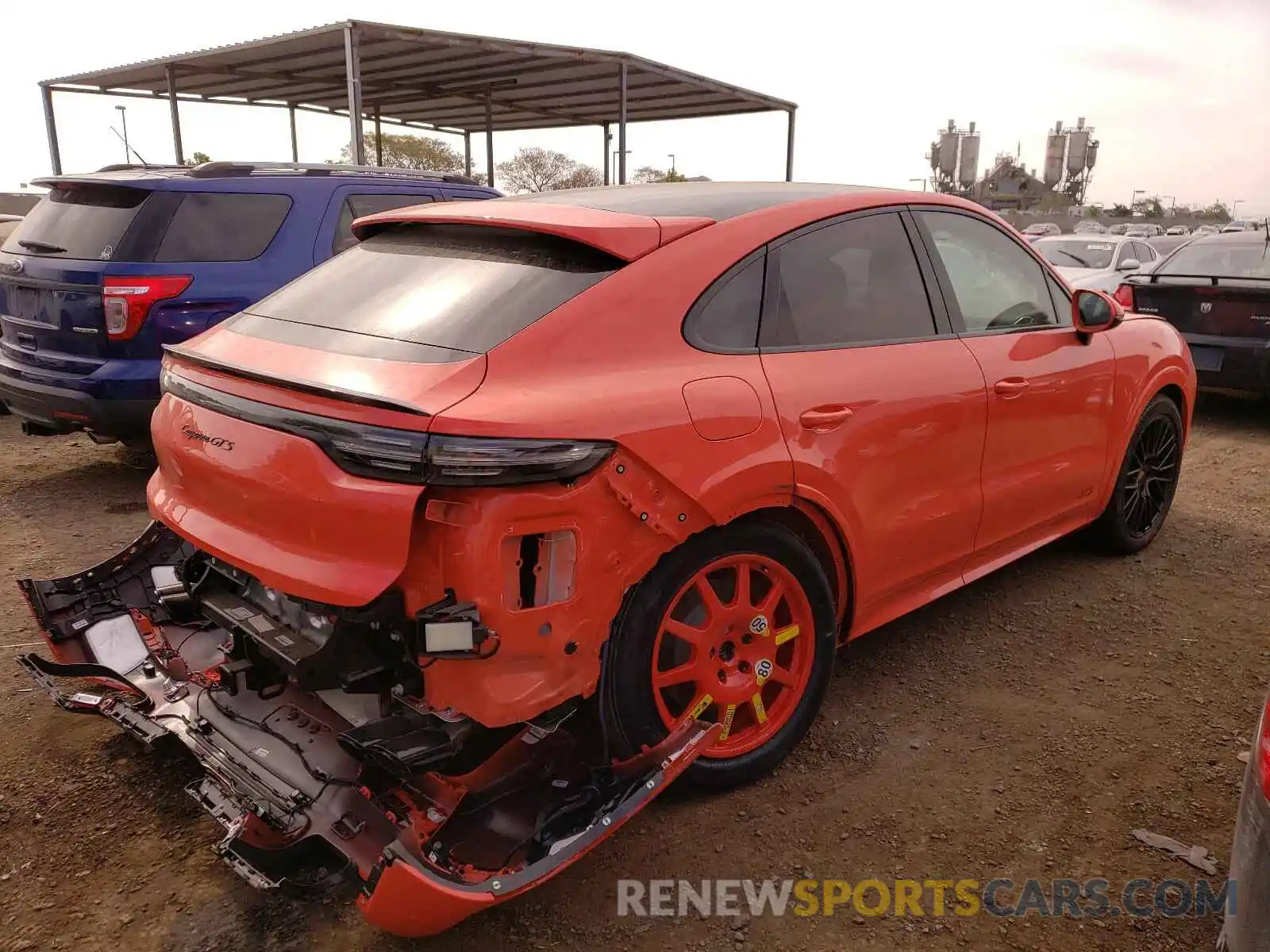 4 Photograph of a damaged car WP1BG2AY9MDA49456 PORSCHE CAYENNE 2021