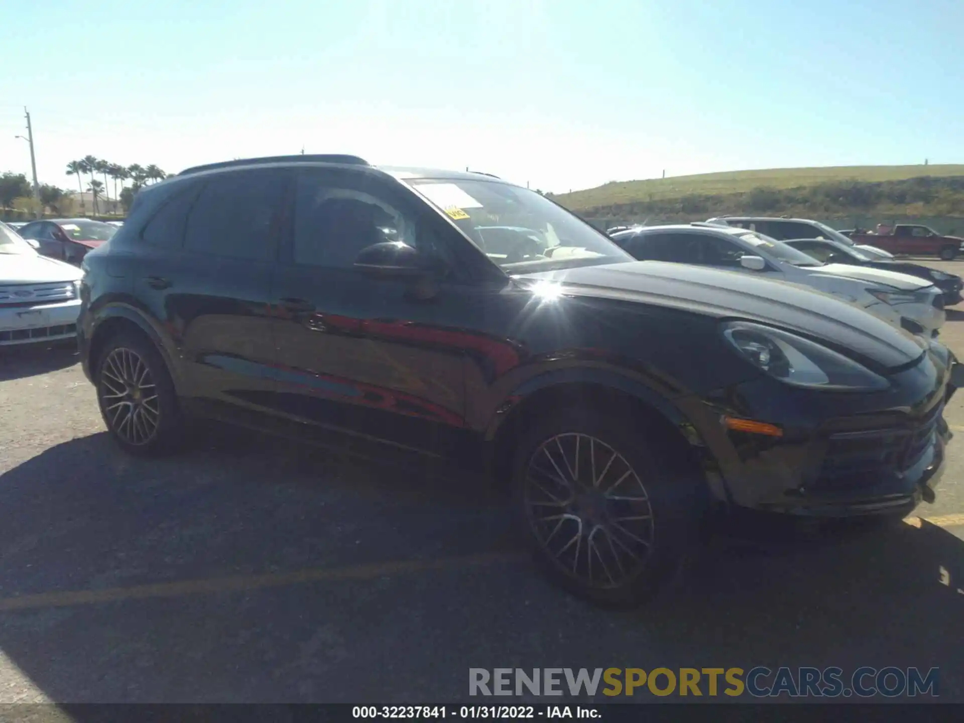 1 Photograph of a damaged car WP1AA2AY5NDA00740 PORSCHE CAYENNE 2022