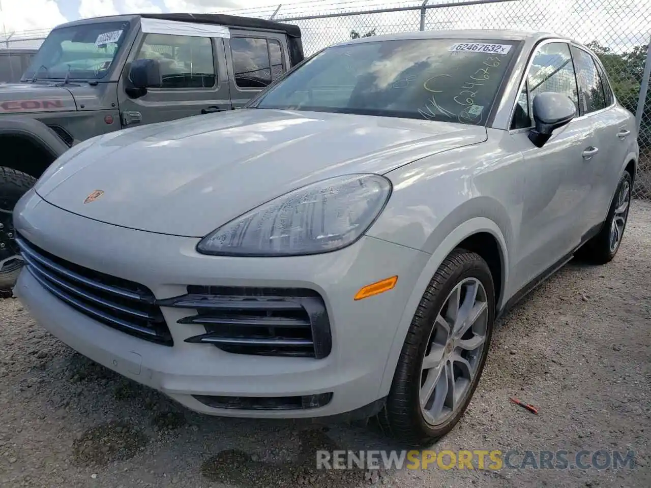 2 Photograph of a damaged car WP1AA2AY5NDA03248 PORSCHE CAYENNE 2022