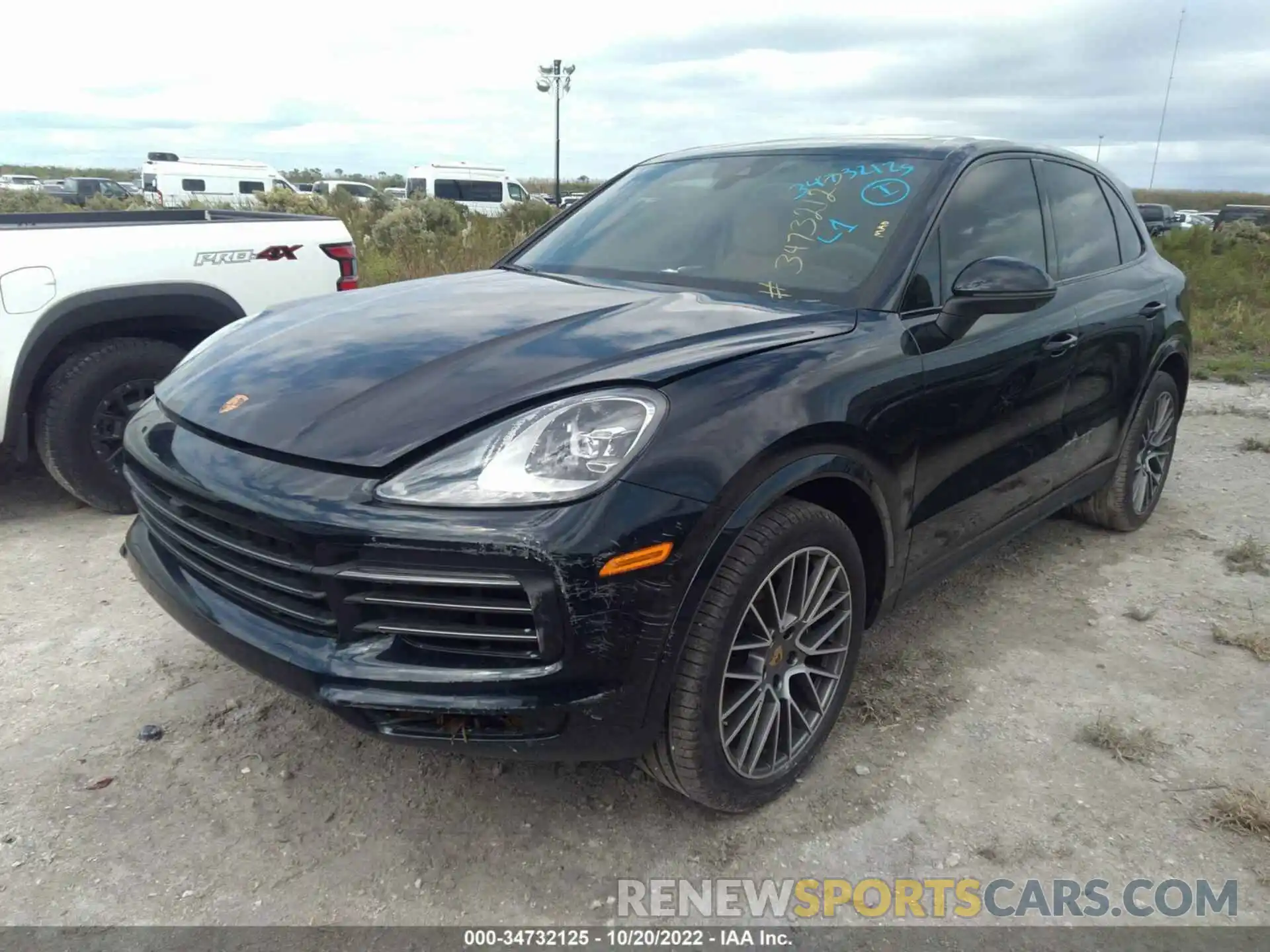 2 Фотография поврежденного автомобиля WP1AA2AY5NDA05873 PORSCHE CAYENNE 2022