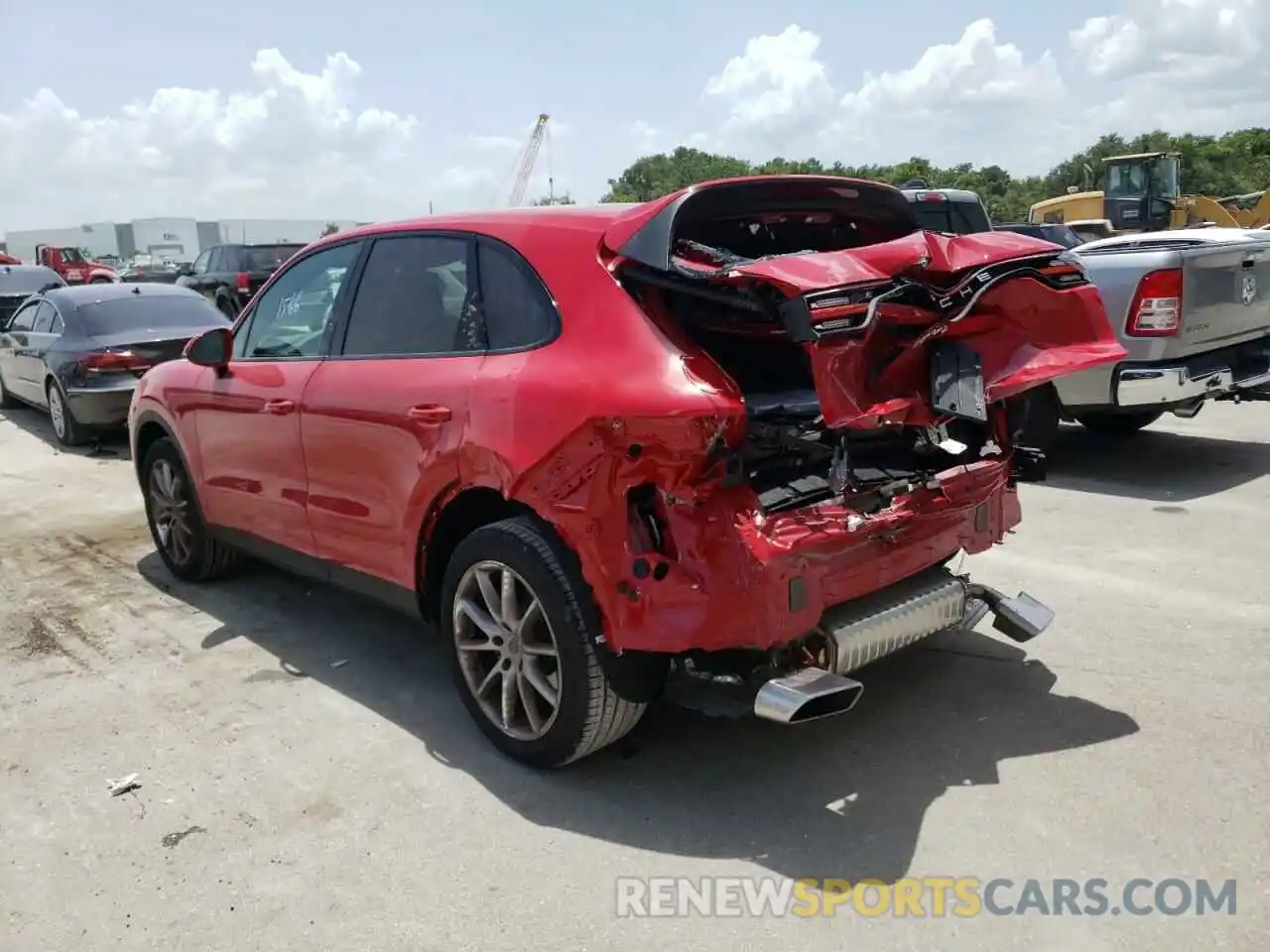 3 Photograph of a damaged car WP1AA2AY6NDA01735 PORSCHE CAYENNE 2022