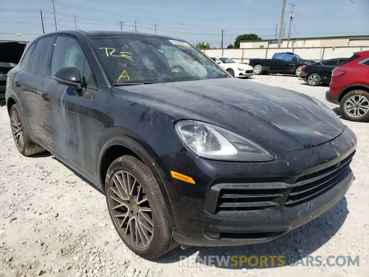 1 Photograph of a damaged car WP1AA2AY8NDA01994 PORSCHE CAYENNE 2022