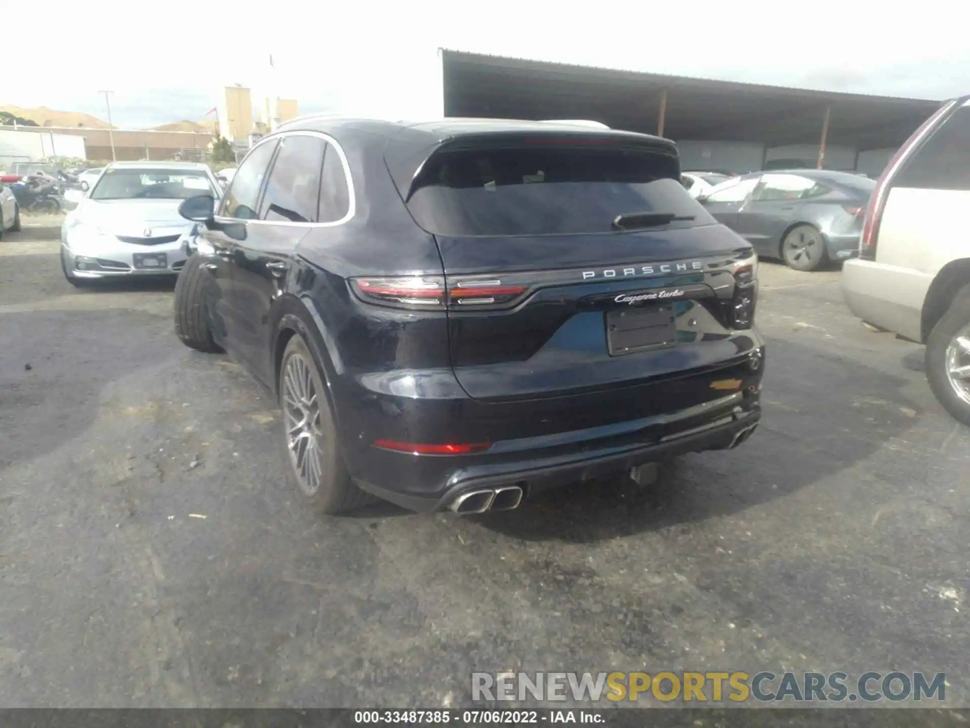 3 Фотография поврежденного автомобиля WP1AF2AY8NDA44037 PORSCHE CAYENNE 2022