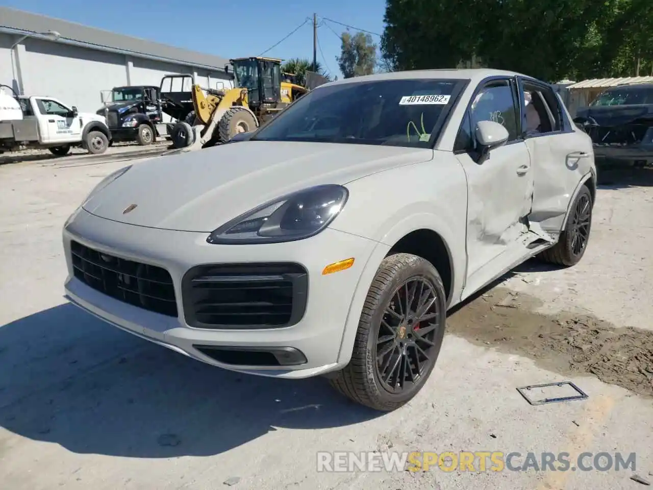 2 Photograph of a damaged car WP1AG2AY4NDA38040 PORSCHE CAYENNE 2022