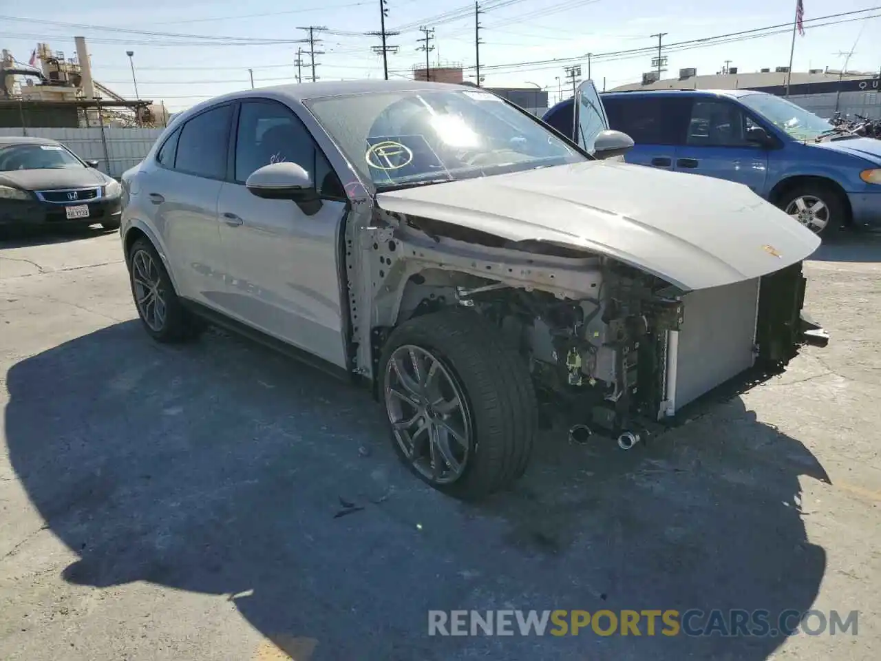 1 Photograph of a damaged car WP1BA2AY5NDA48579 PORSCHE CAYENNE 2022