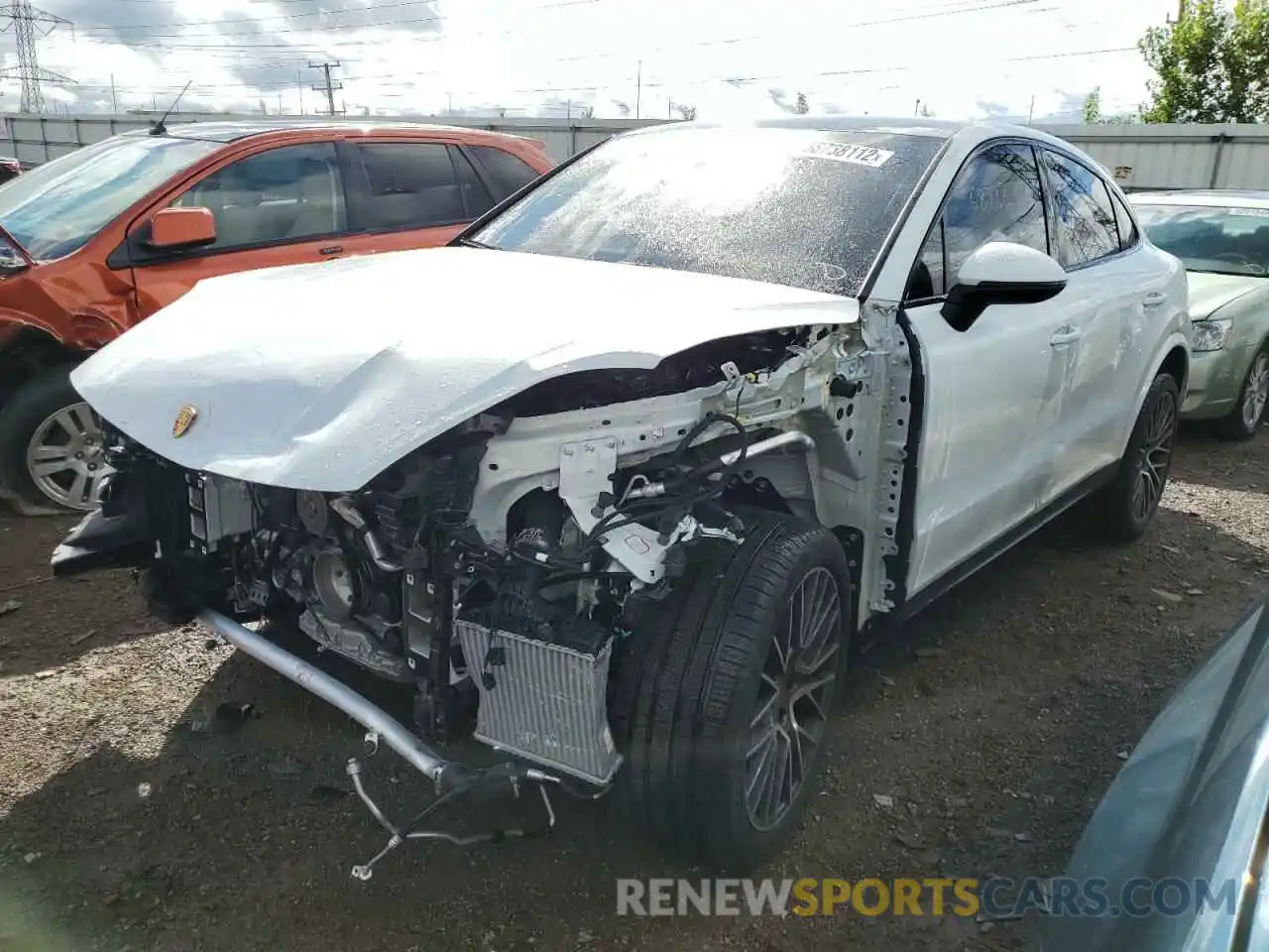 2 Photograph of a damaged car WP1BA2AYXNDA48058 PORSCHE CAYENNE 2022