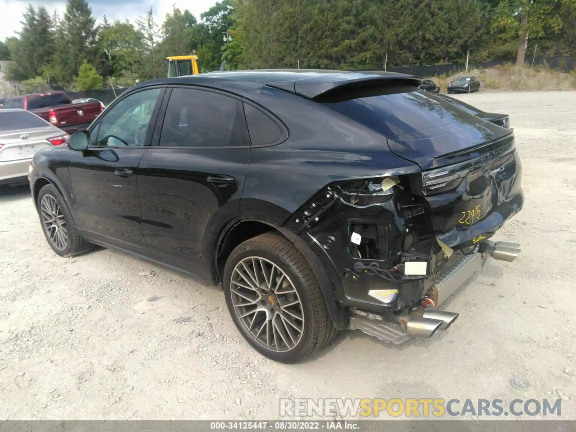 3 Photograph of a damaged car WP1BB2AY1NDA52187 PORSCHE CAYENNE 2022