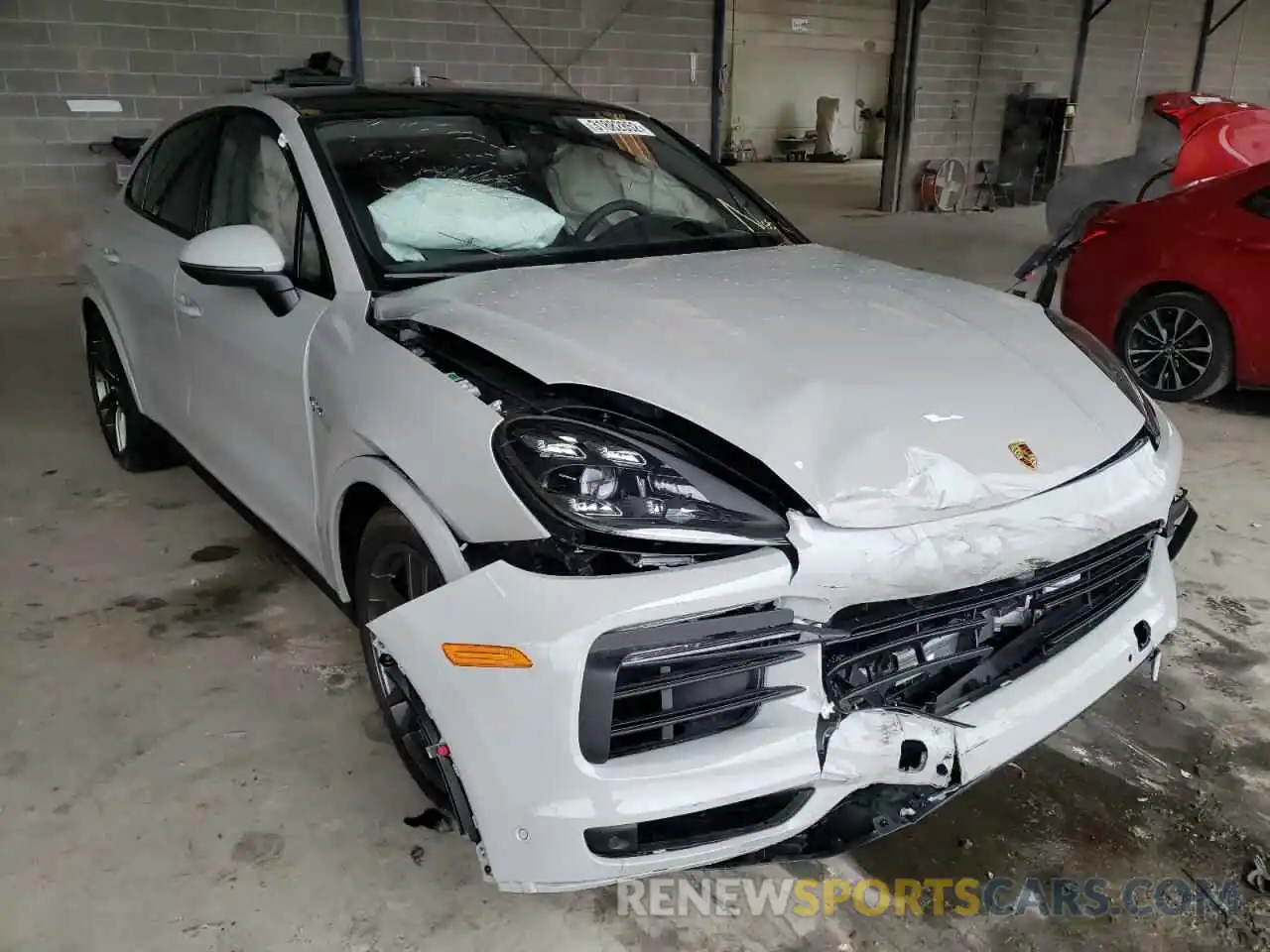 1 Photograph of a damaged car WP1BE2AY4NDA51073 PORSCHE CAYENNE 2022