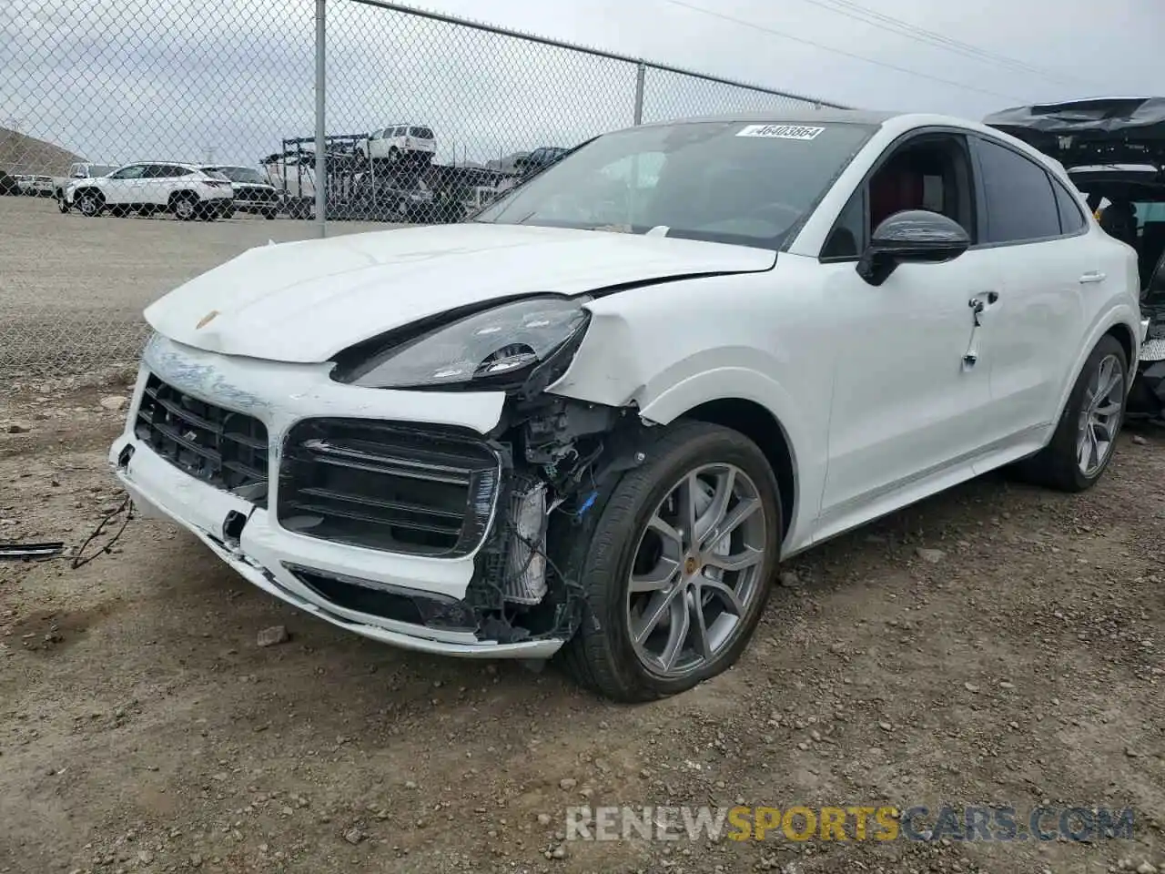 1 Photograph of a damaged car WP1BF2AY5NDA58210 PORSCHE CAYENNE 2022