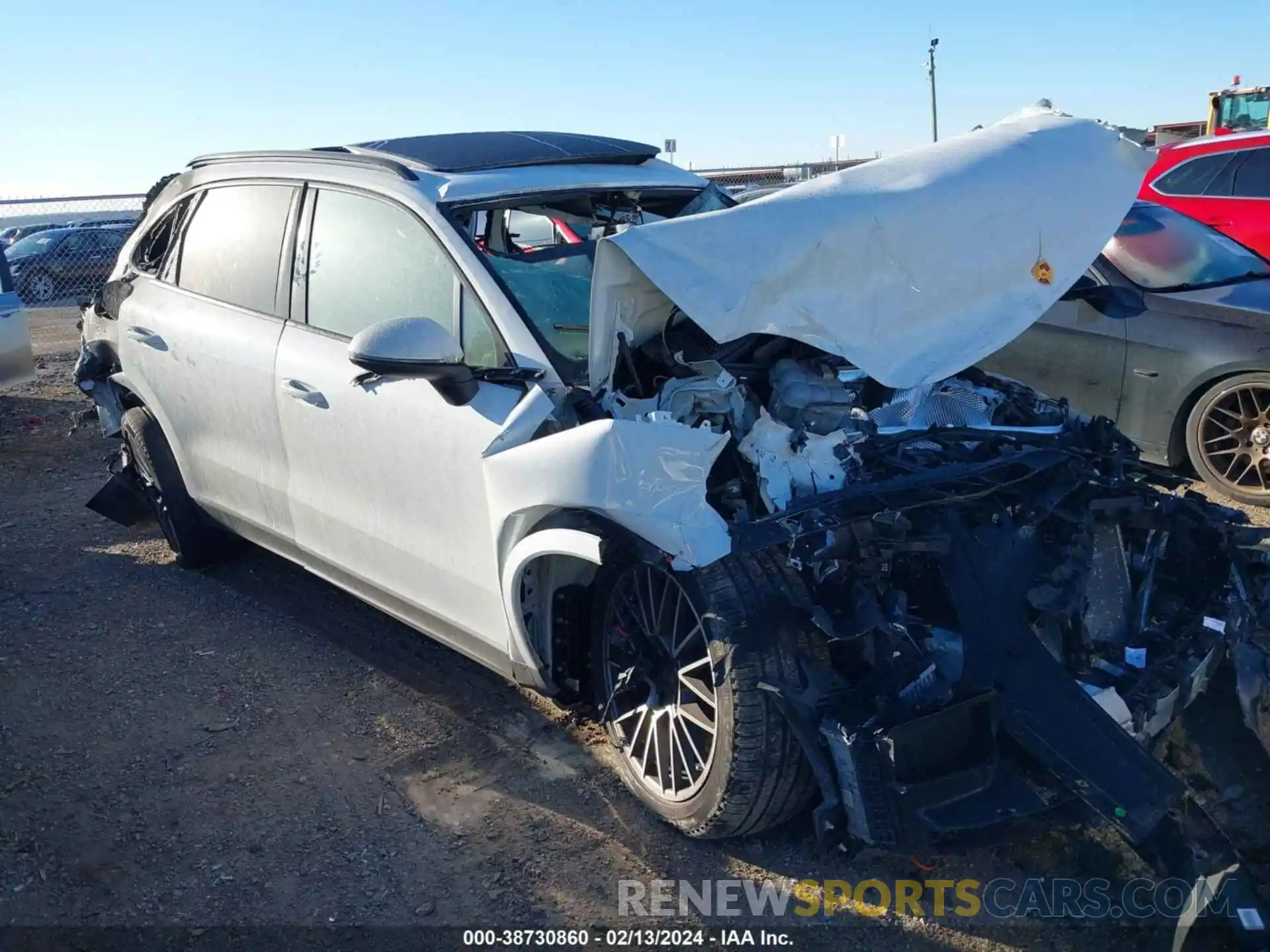 1 Photograph of a damaged car WP1AA2AY5PDA07688 PORSCHE CAYENNE 2023