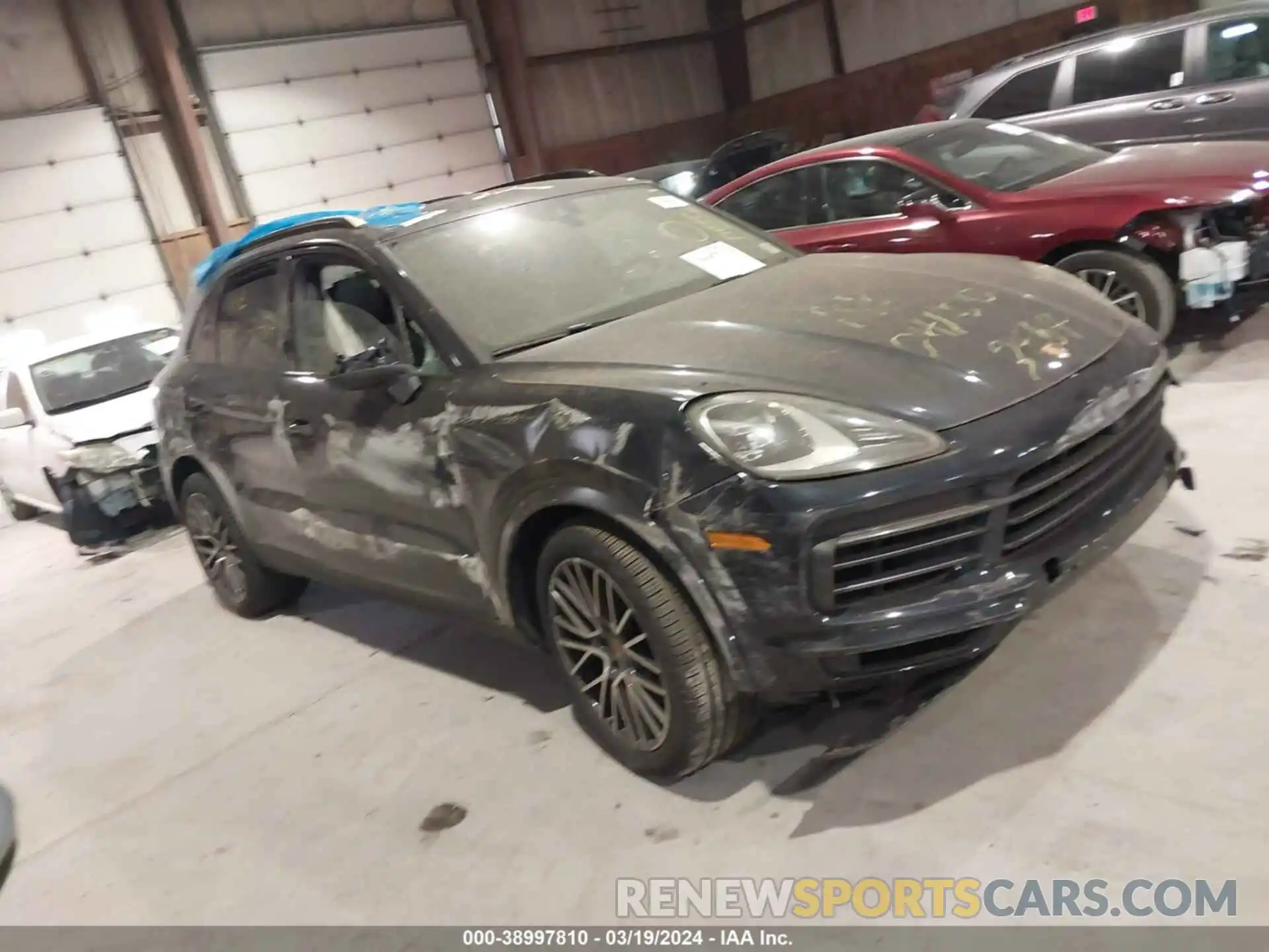 1 Photograph of a damaged car WP1AA2AY7PDA01066 PORSCHE CAYENNE 2023