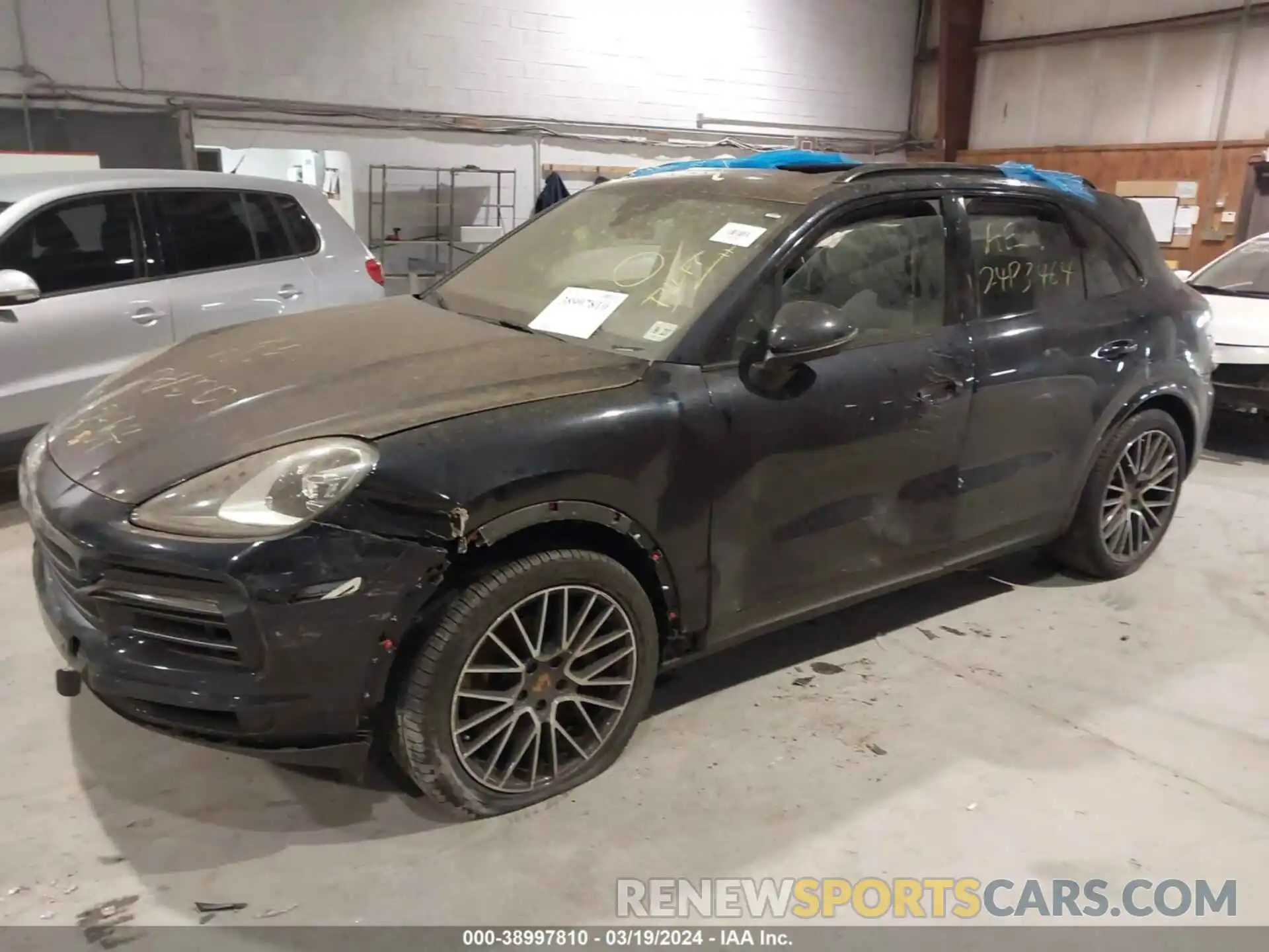 2 Photograph of a damaged car WP1AA2AY7PDA01066 PORSCHE CAYENNE 2023