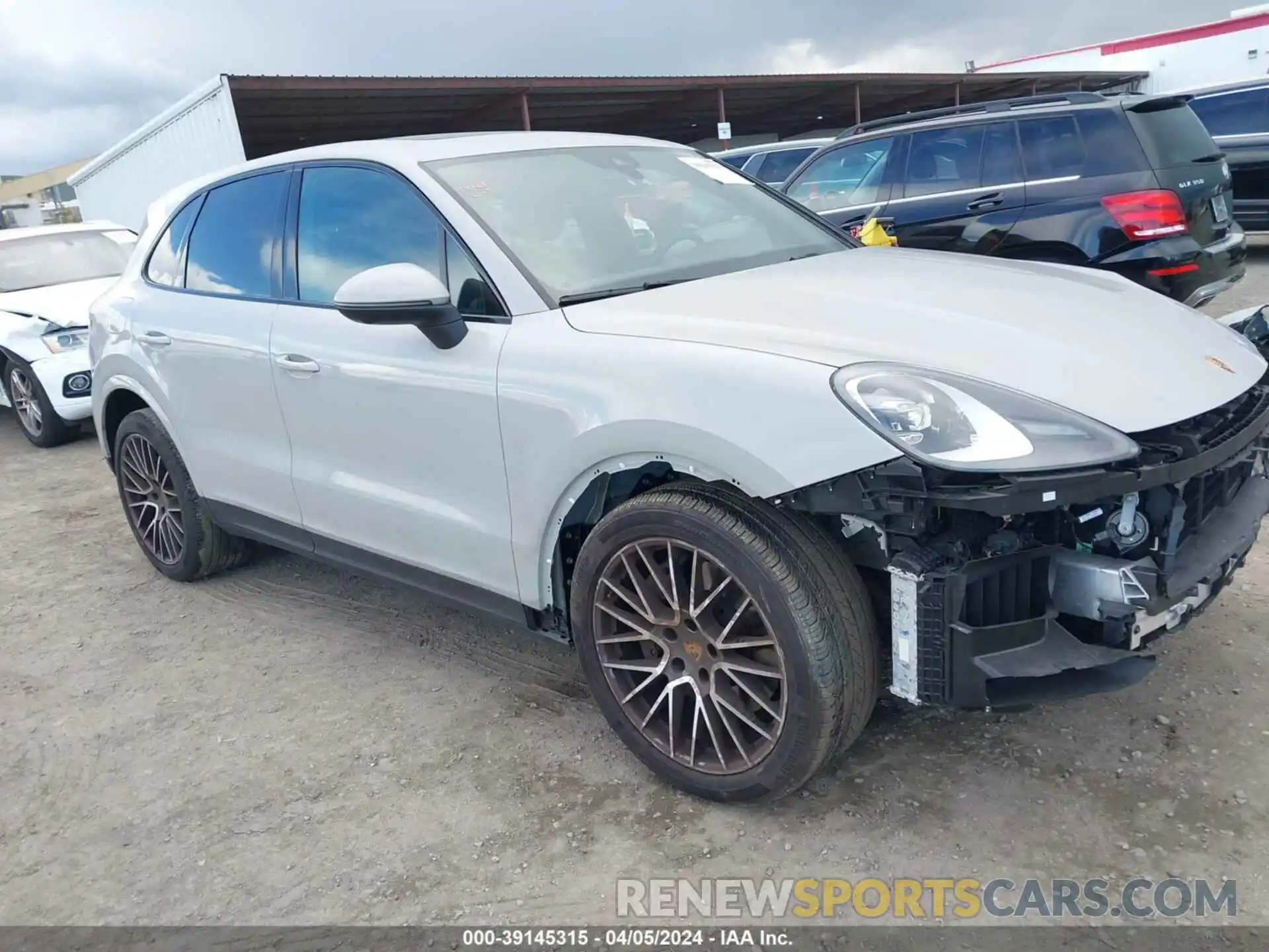 1 Photograph of a damaged car WP1AA2AY9PDA09993 PORSCHE CAYENNE 2023